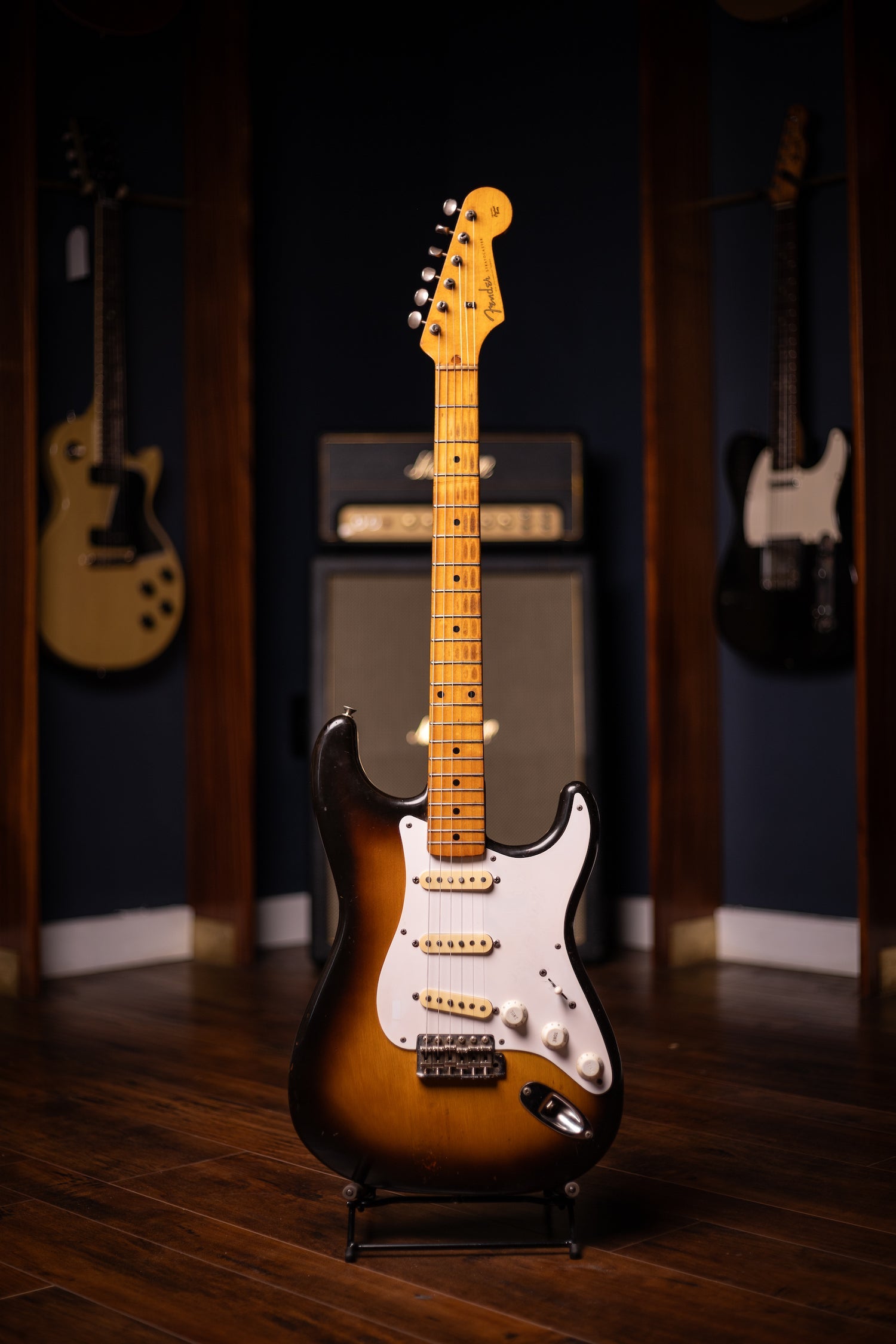 1956 Fender Stratocaster Electric Guitar - Sunburst