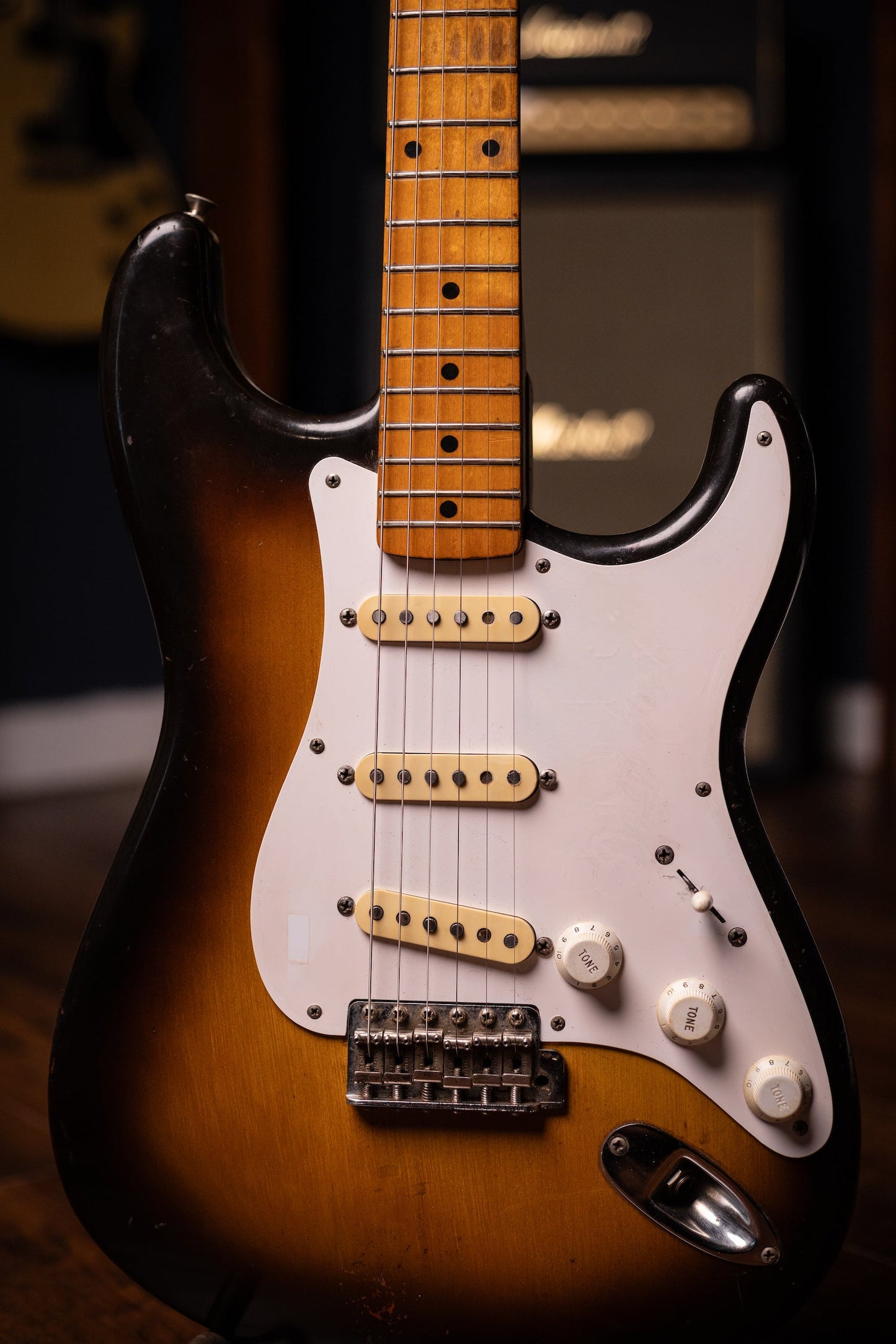1956 Fender Stratocaster Electric Guitar - Sunburst