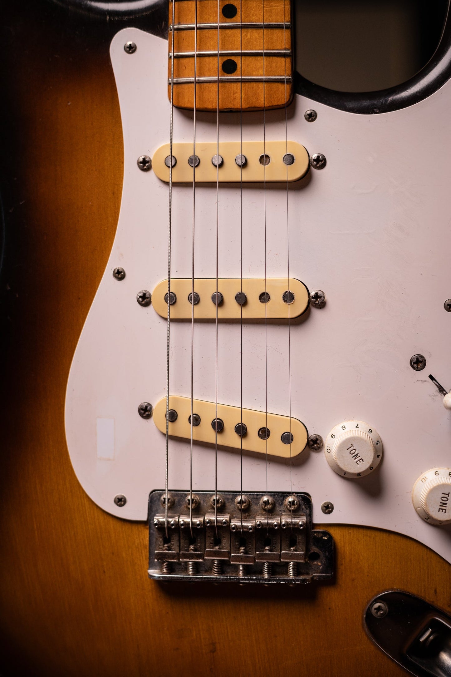 1956 Fender Stratocaster Electric Guitar - Sunburst