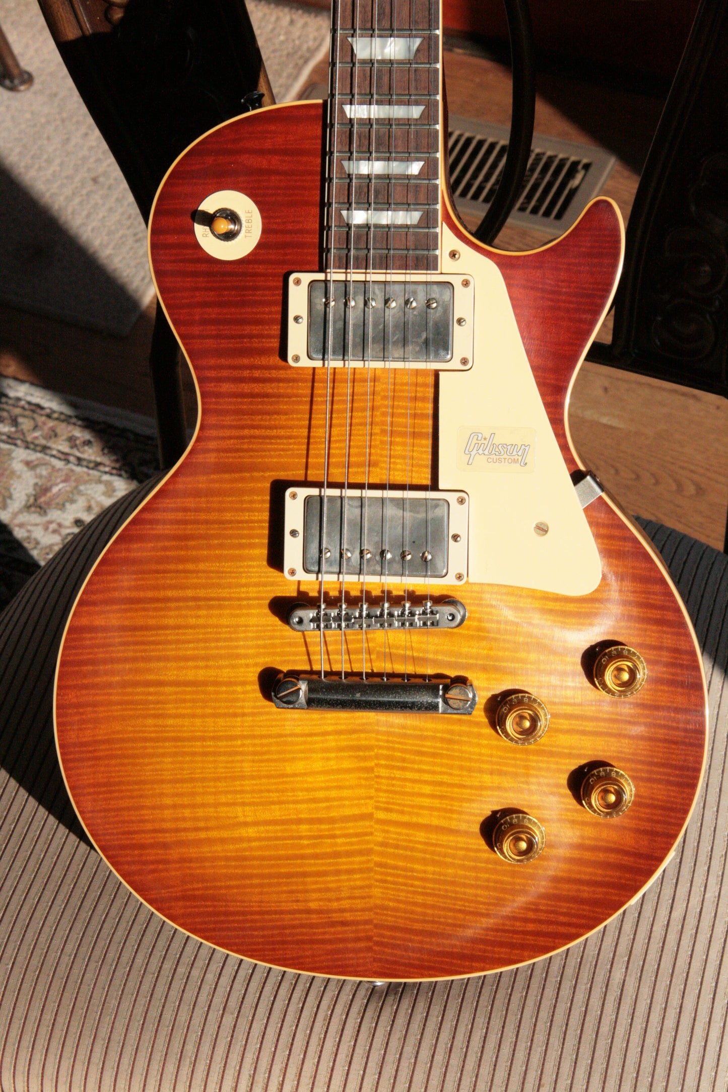 2018 Gibson 1959 Les Paul Historic Reissue! R9 59 SUNRISE TEA BURST Custom Shop TH Spec