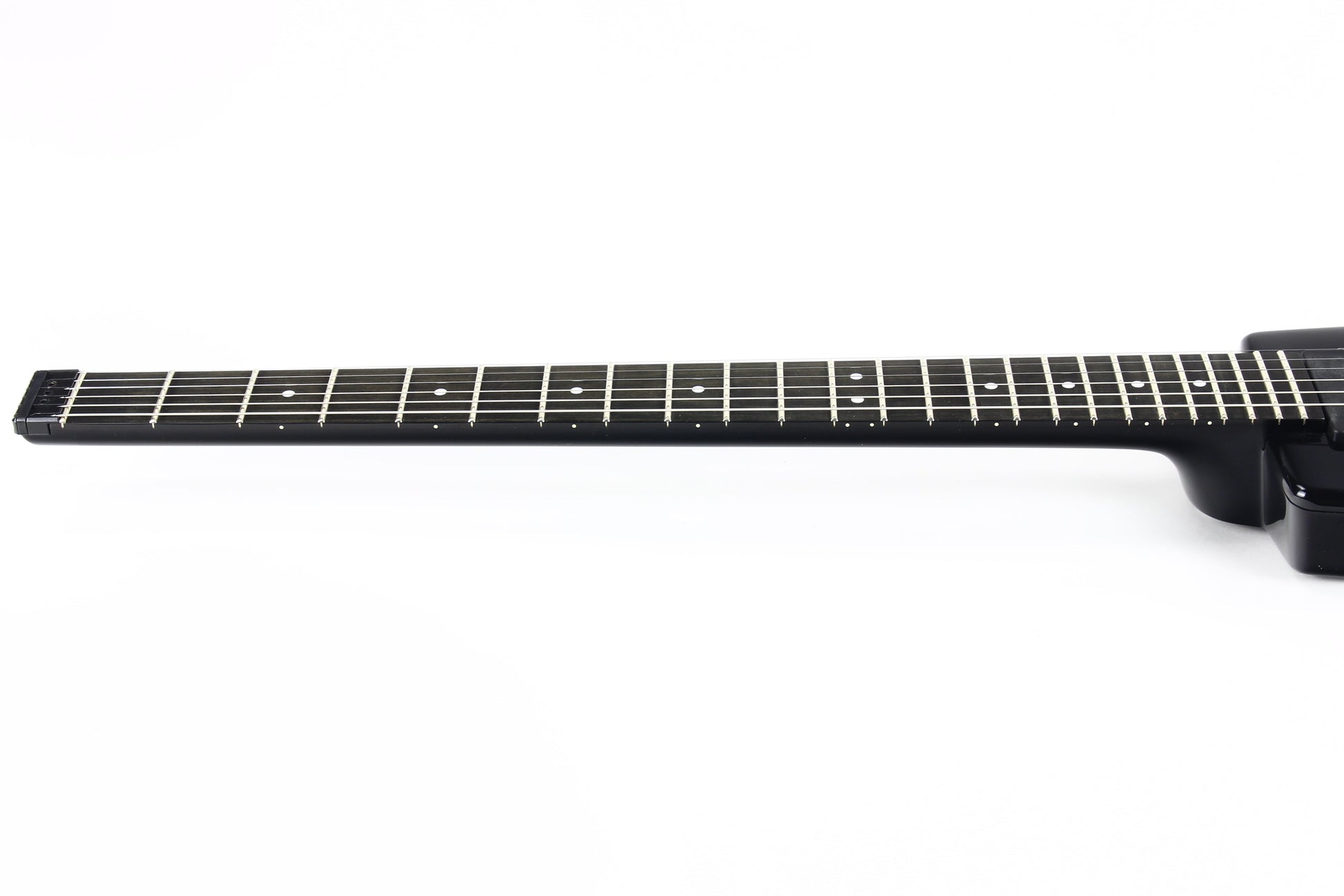 1997 Steinberger GL7TA Trans Trem Headless Electric Guitar | Original Hard Case and Tags, Black, CLEAN!