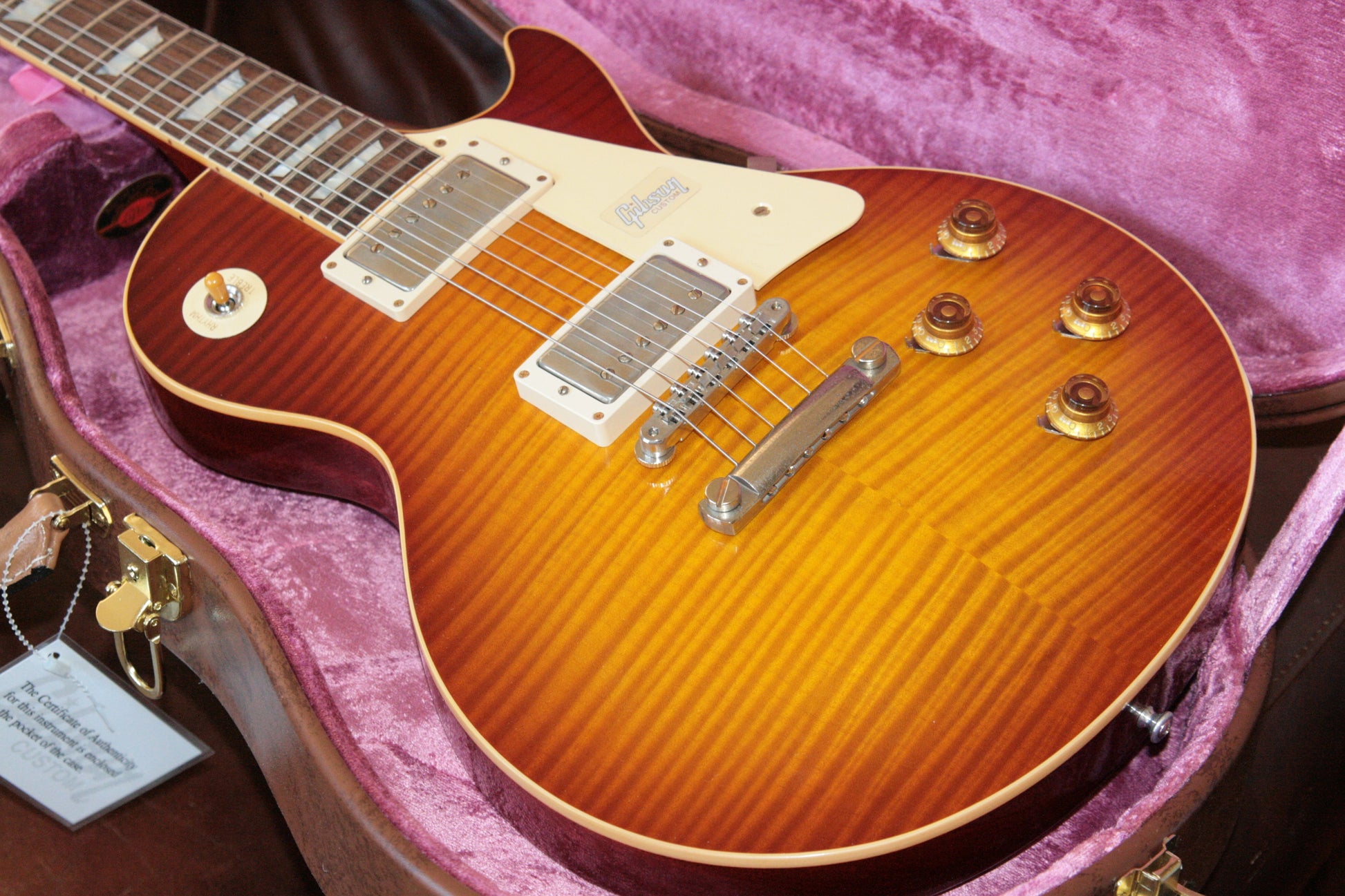 2018 Gibson 1959 Les Paul Historic Reissue! R9 59 SUNRISE TEA BURST Custom Shop TH Spec