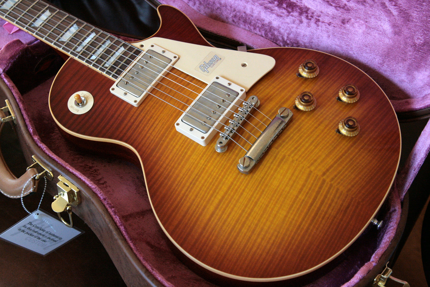 2018 Gibson 1959 Les Paul Historic Reissue! R9 59 SUNRISE TEA BURST Custom Shop TH Spec