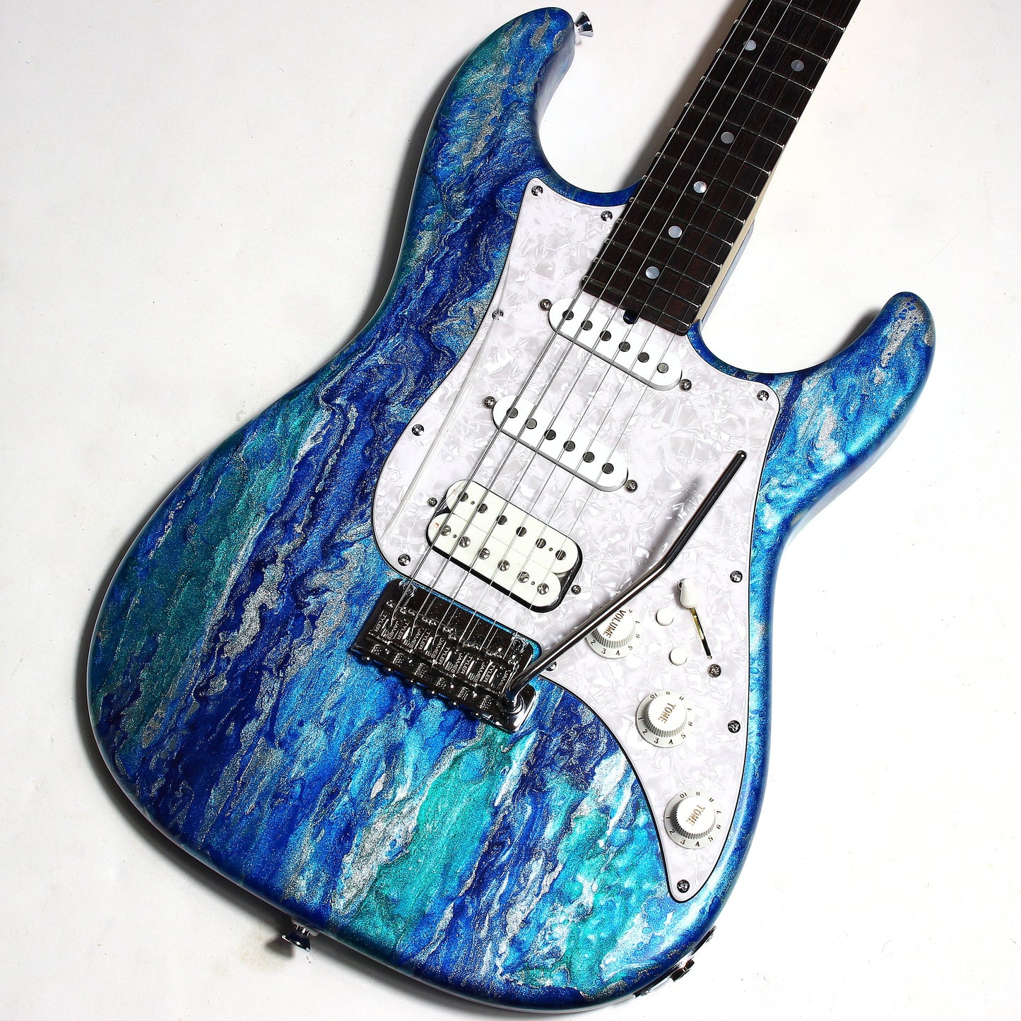 2025 James Tyler USA Studio Elite HD P Arctic Shmear | Super Strat MINT!