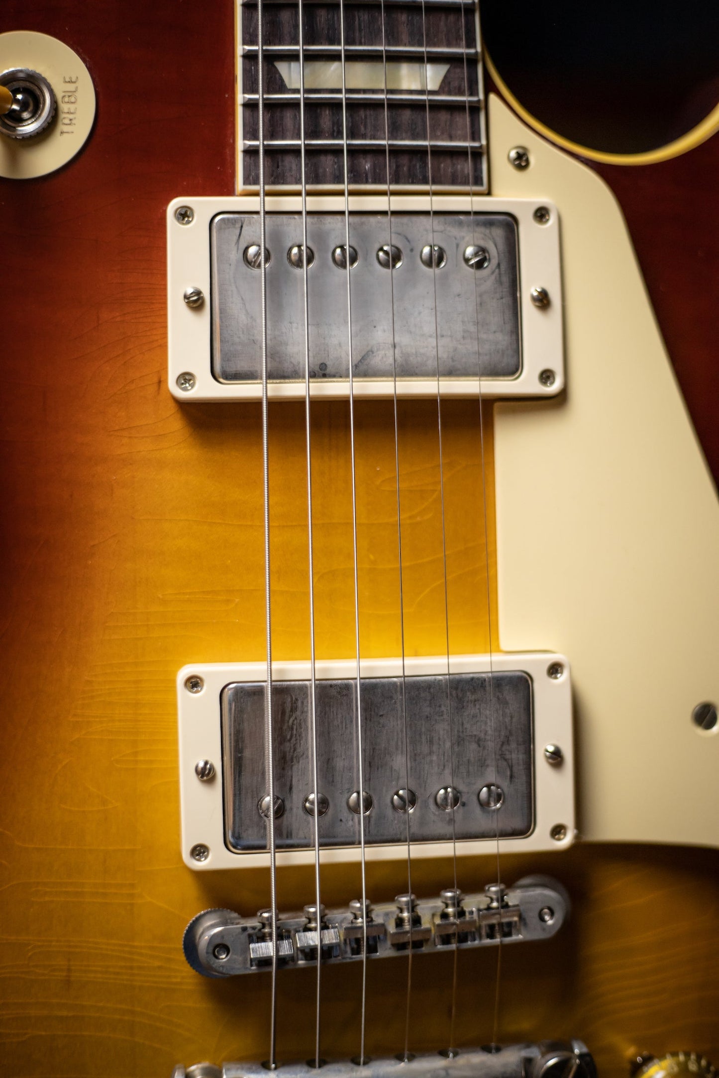 Gibson Custom Shop 1958 Les Paul Standard Reissue Murphy Lab Ultra Light Aged Electric Guitar - Washed Cherry Sunburst