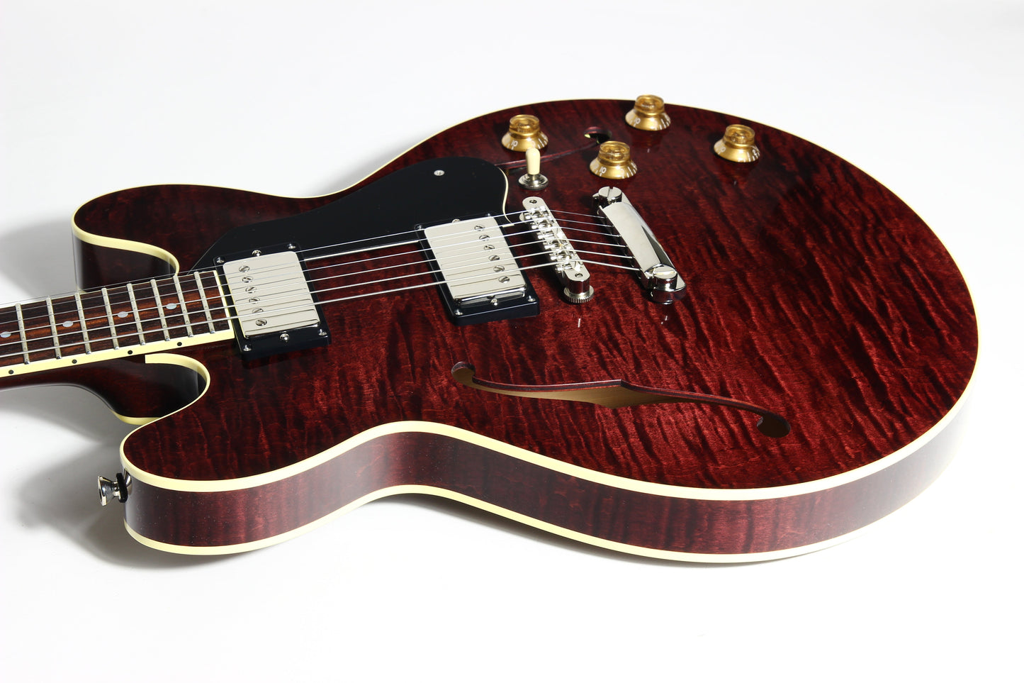 2023 Collings i35 LC Premium OXBLOOD Electric Guitar | Throbak Humbuckers, Semi-Hollow Body,  Finish