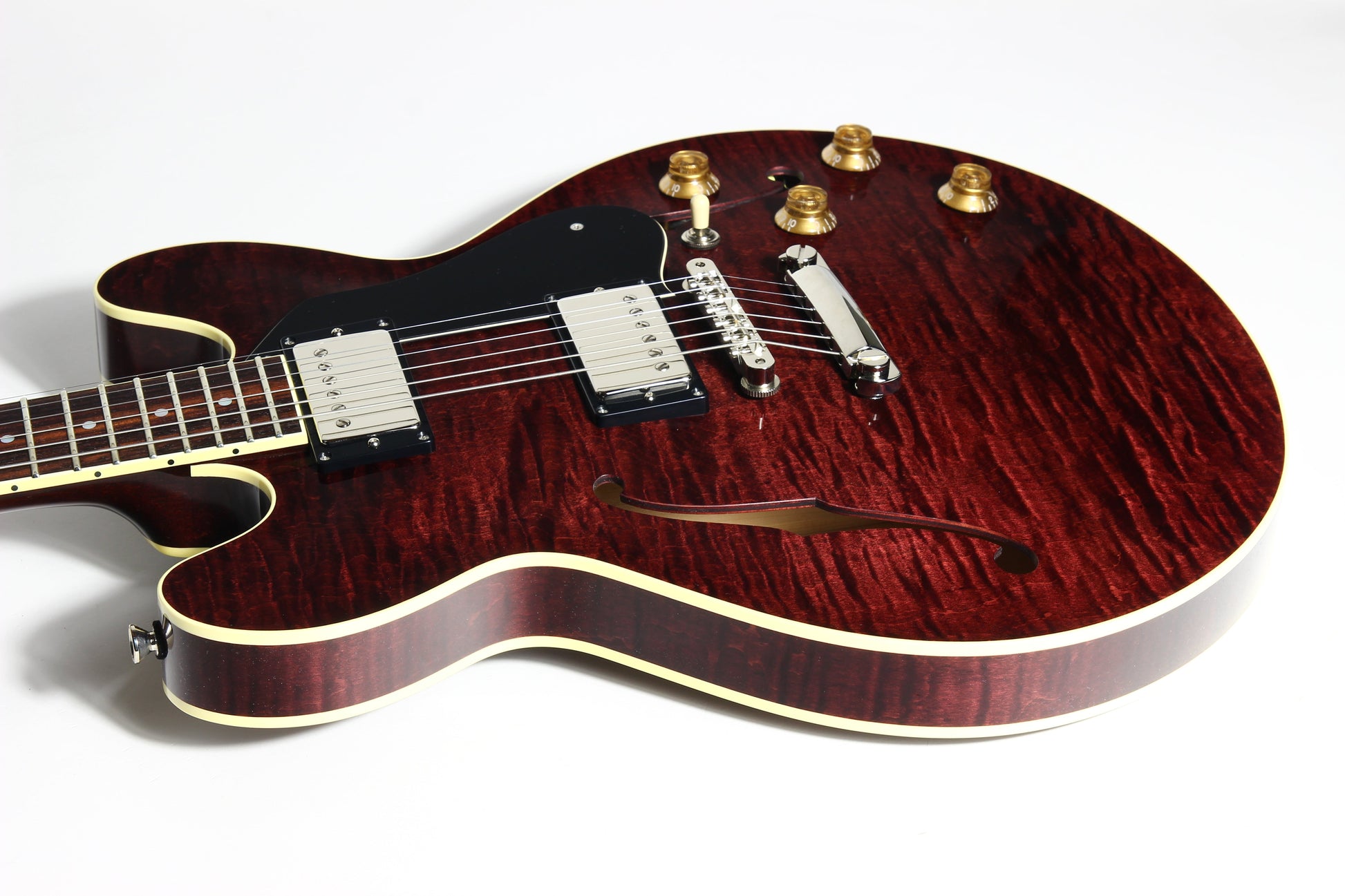 2023 Collings i35 LC Premium OXBLOOD Electric Guitar | Throbak Humbuckers, Semi-Hollow Body,  Finish