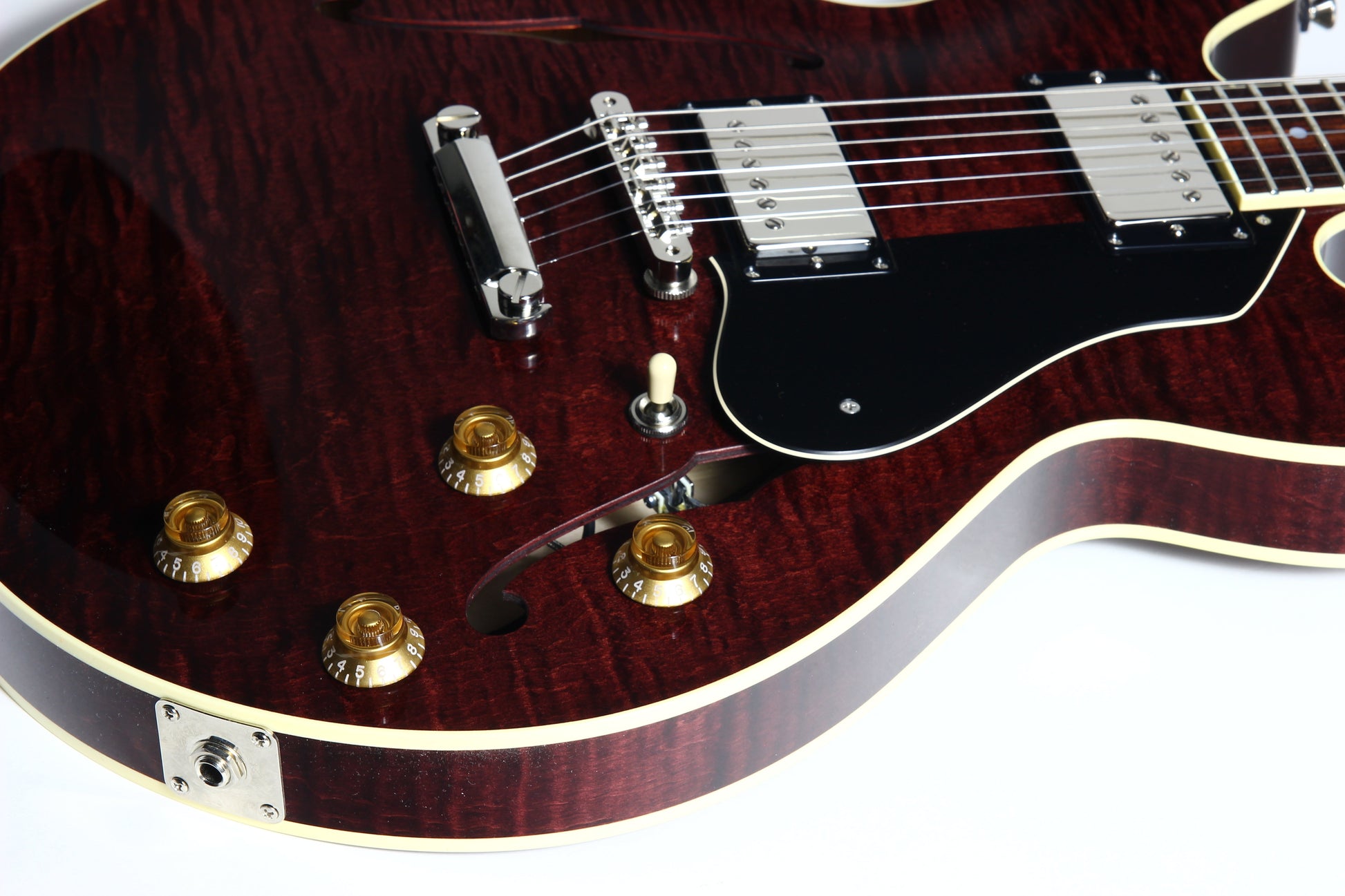2023 Collings i35 LC Premium OXBLOOD Electric Guitar | Throbak Humbuckers, Semi-Hollow Body,  Finish
