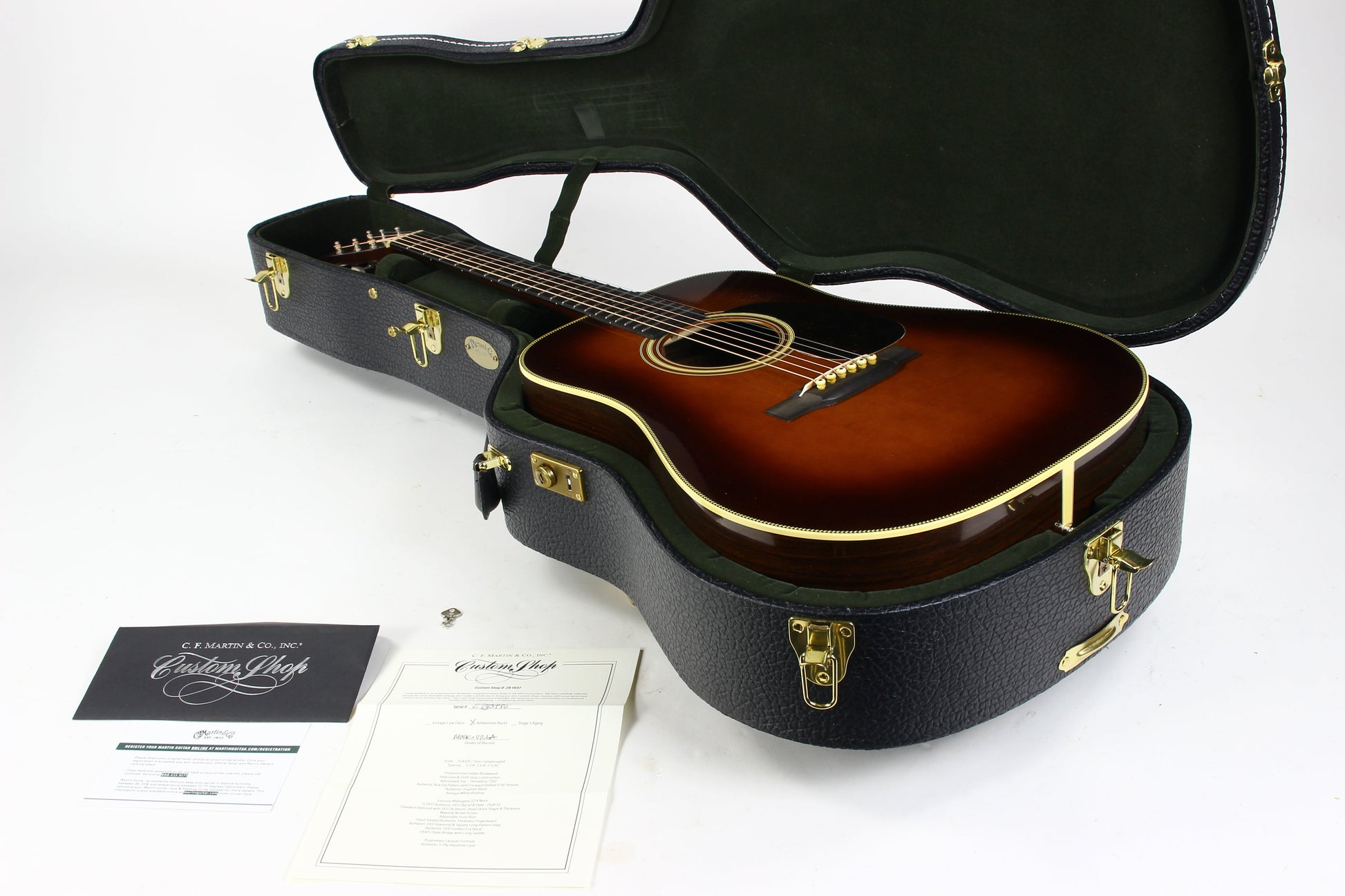 2023 Martin Custom Shop 1937 Authentic D-28 Ambertone Stage 1 Aging Dreadnought CANNON! Aged