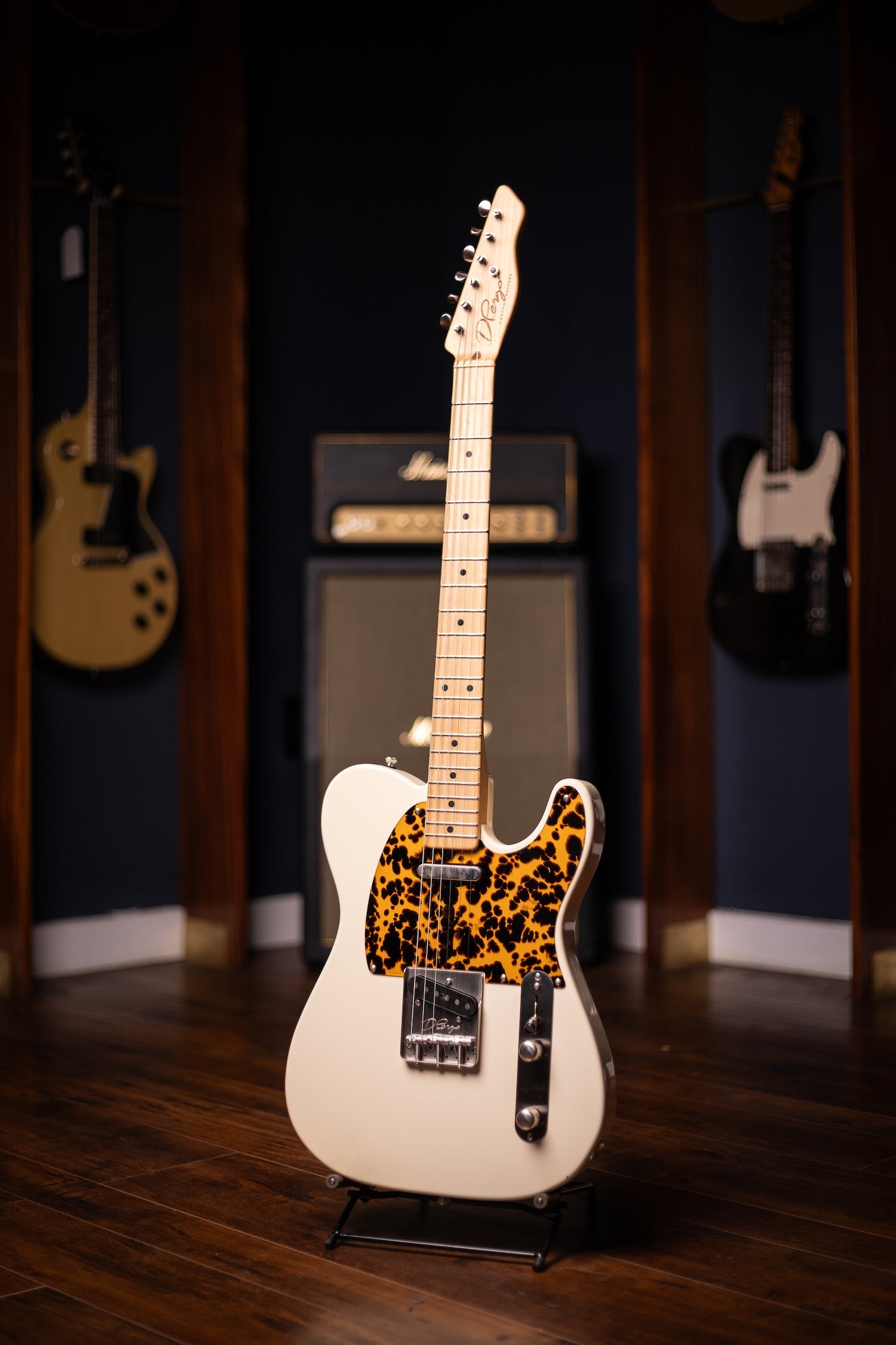 2010 D'Pergo Semi Hollow Electric Guitar - Aged Bakersfield