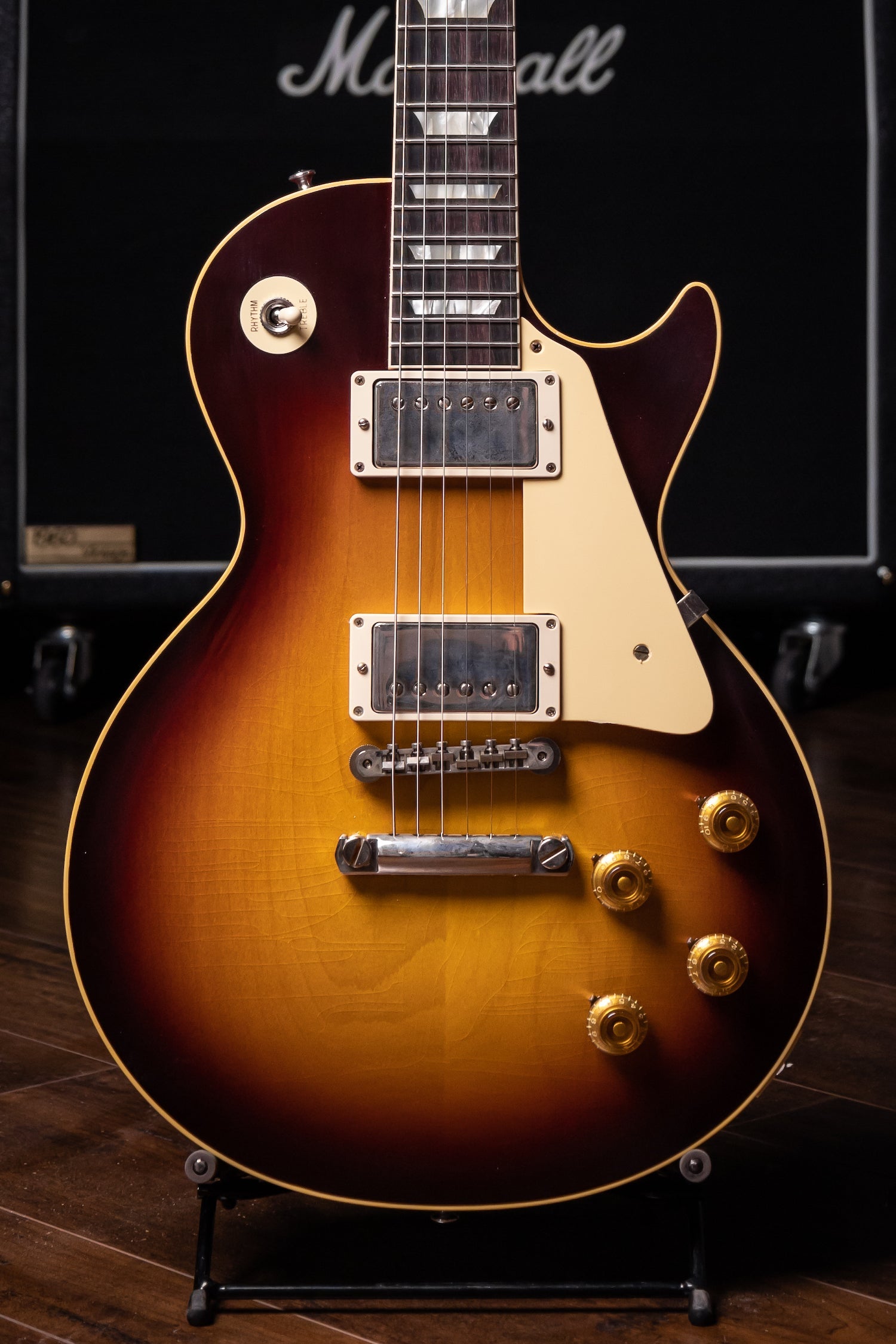 Gibson Custom Shop Murphy Lab 1958 Les Paul Standard Reissue Ultra Light Aged Electric Guitar - Bourbon Burst
