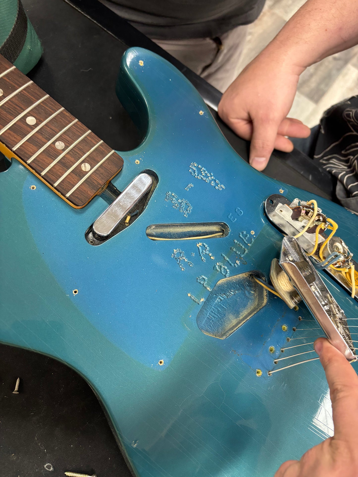 Vintage 1966 Fender Telecaster Factory Refin Lake Placid Blue w/OHSC TSU24885