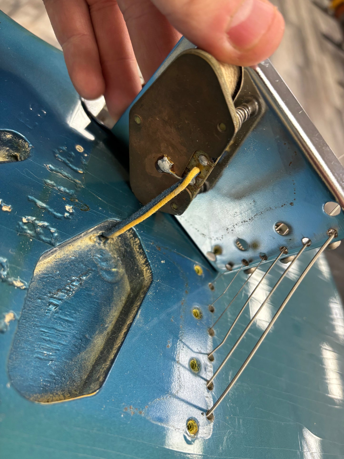 Vintage 1966 Fender Telecaster Factory Refin Lake Placid Blue w/OHSC TSU24885