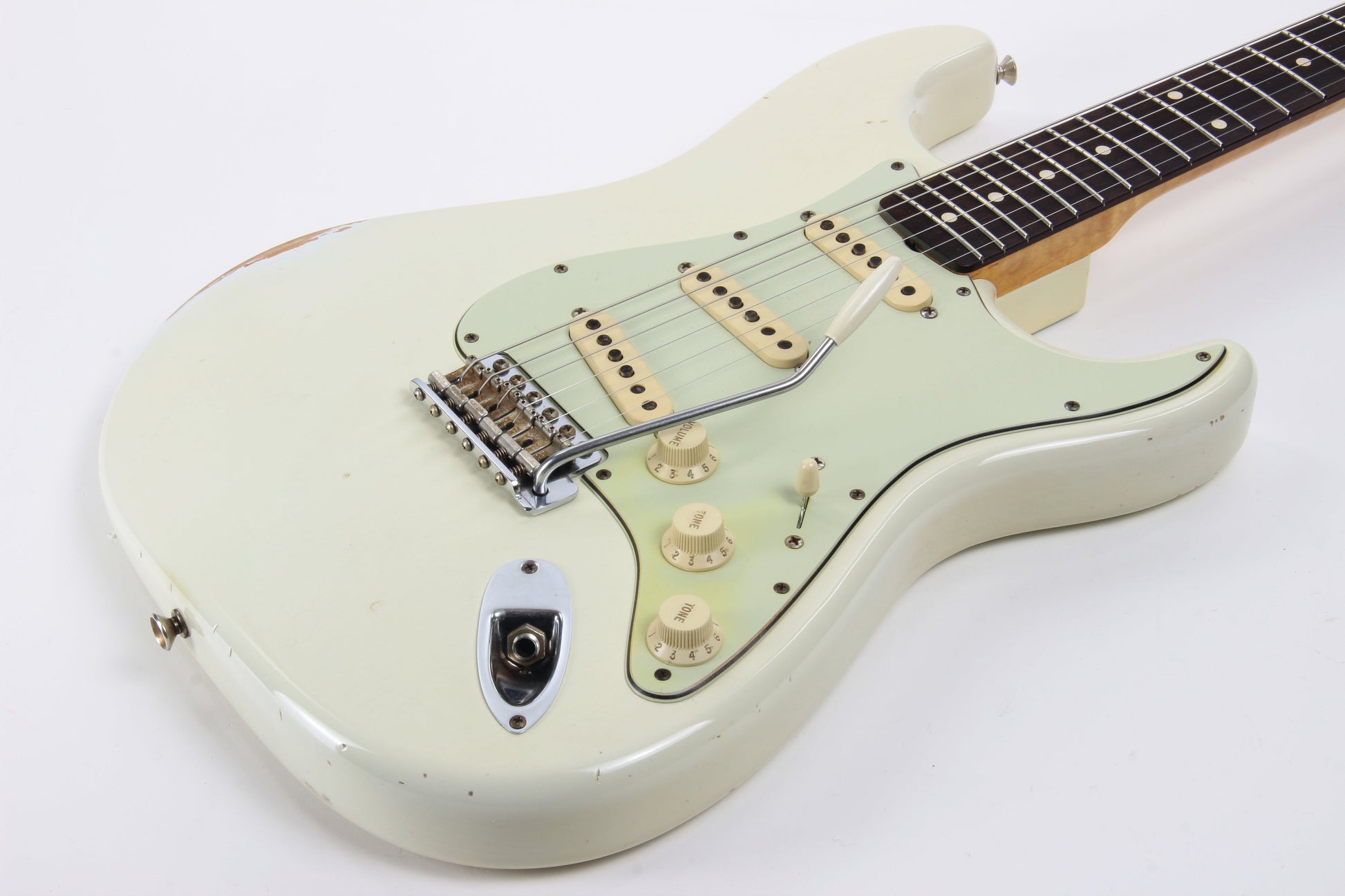 1959 Fender Custom Shop BRAZILIAN ROSEWOOD Stratocaster Relic Olympic White - John Cruz Pups, Wildwood 10!