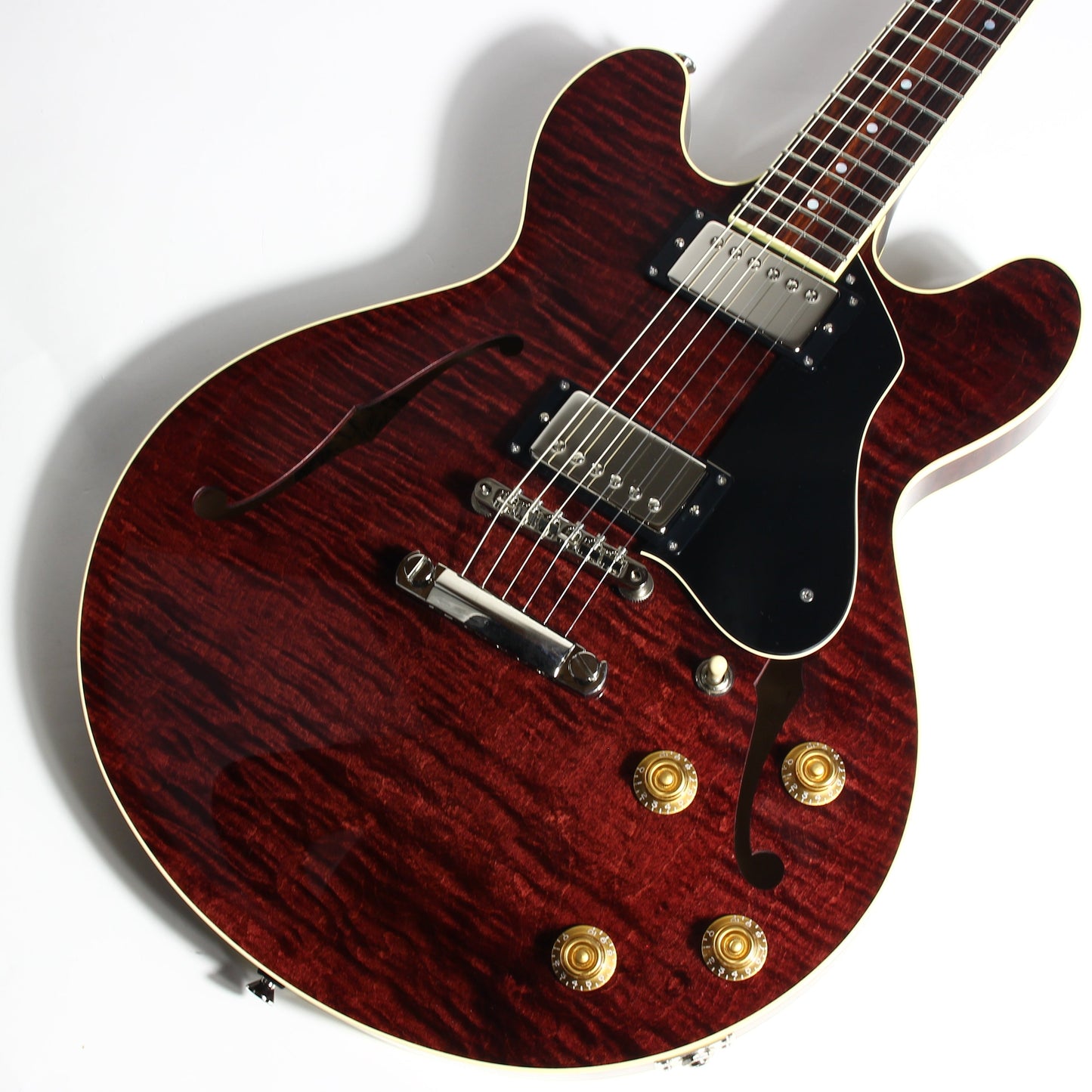 2023 Collings i35 LC Premium OXBLOOD Electric Guitar | Throbak Humbuckers, Semi-Hollow Body,  Finish