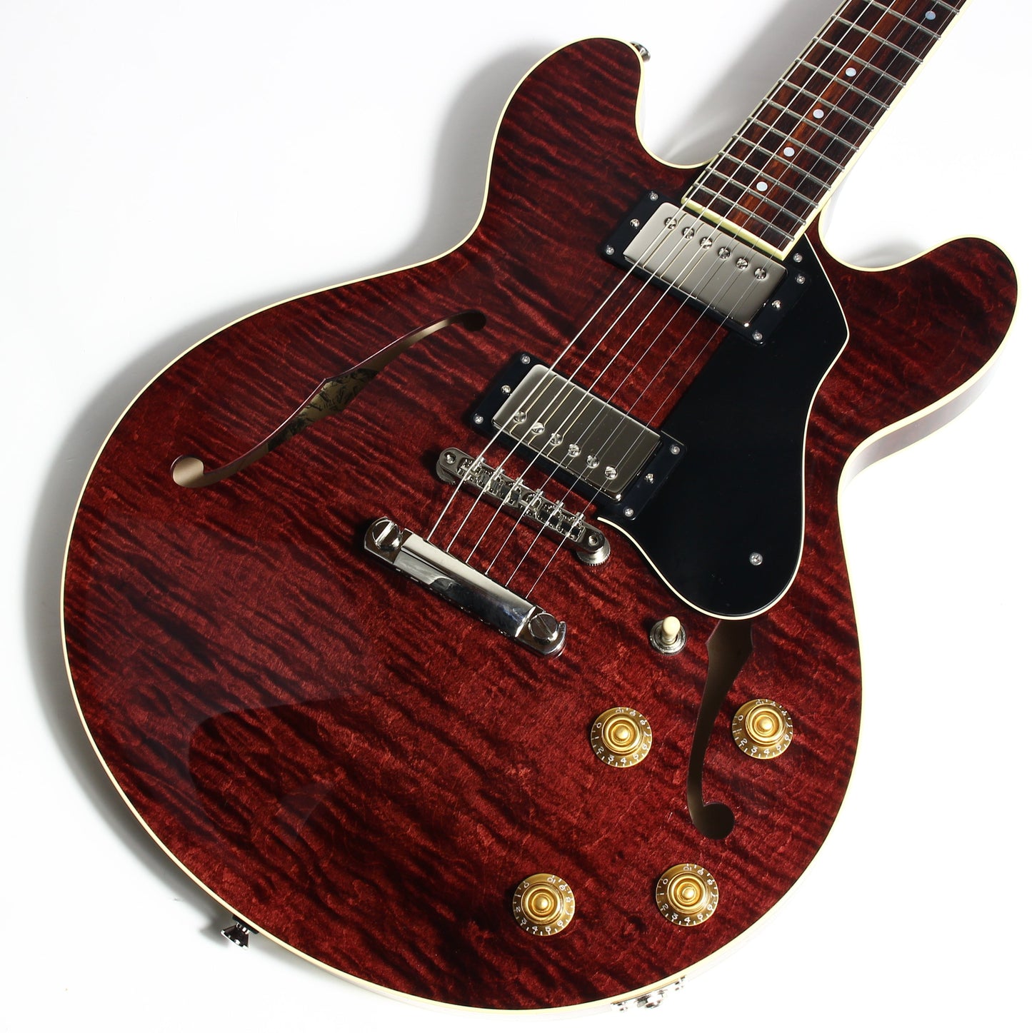 2023 Collings i35 LC Premium OXBLOOD Electric Guitar | Throbak Humbuckers, Semi-Hollow Body,  Finish