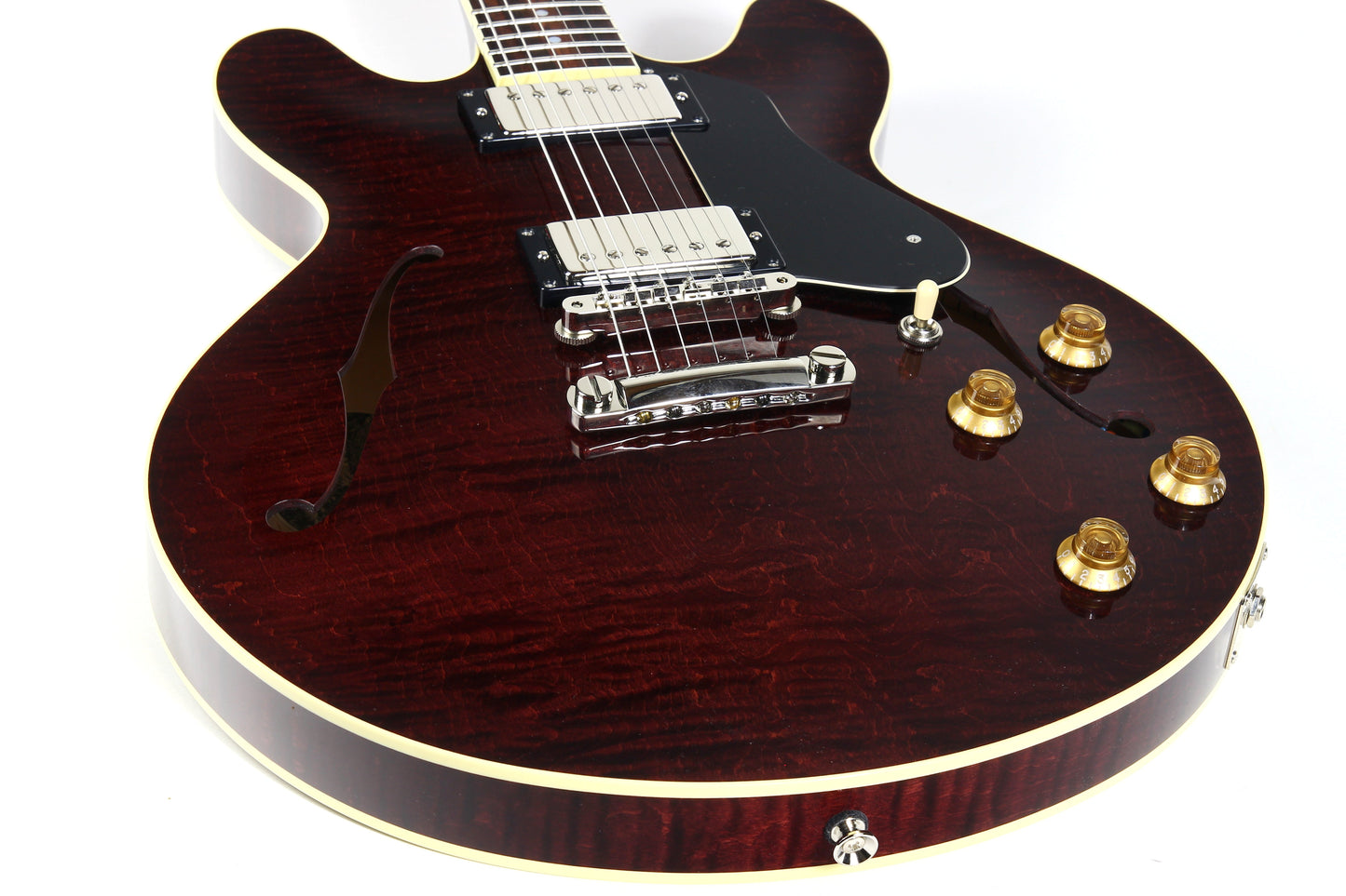 2023 Collings i35 LC Premium OXBLOOD Electric Guitar | Throbak Humbuckers, Semi-Hollow Body,  Finish