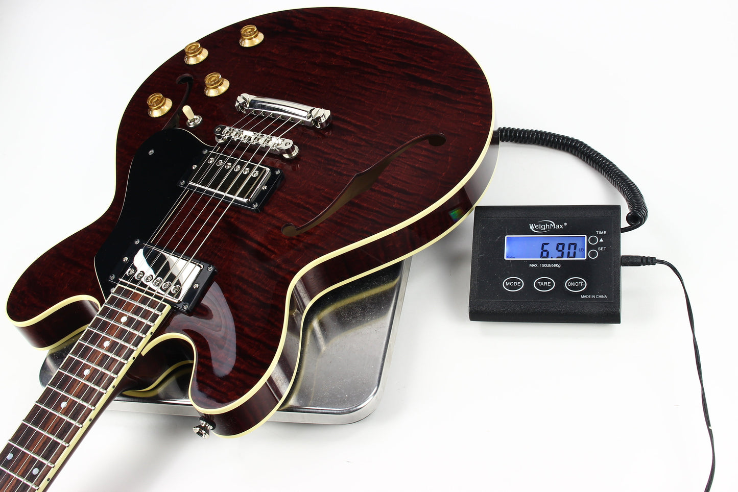 2023 Collings i35 LC Premium OXBLOOD Electric Guitar | Throbak Humbuckers, Semi-Hollow Body,  Finish