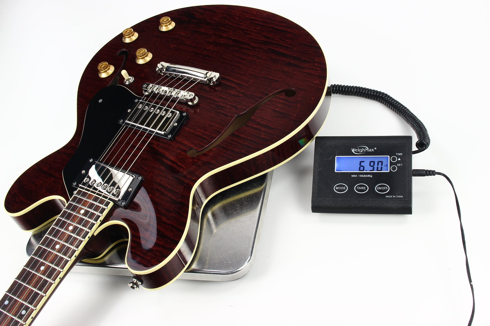 2023 Collings i35 LC Premium OXBLOOD Electric Guitar | Throbak Humbuckers, Semi-Hollow Body,  Finish