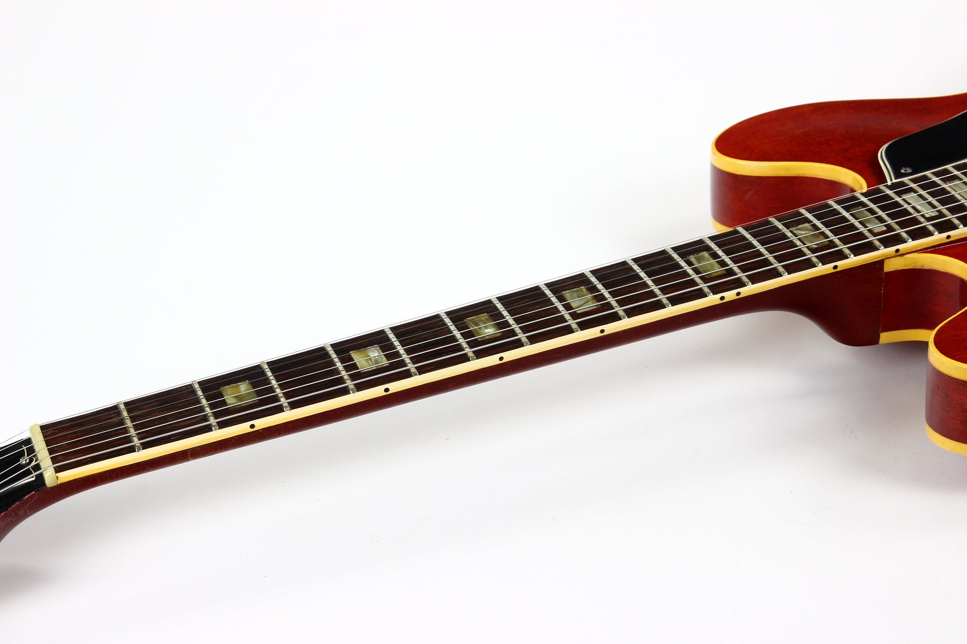 1965 Gibson ES-330 TDC Cherry Red WIDE NUT, NICKEL PARTS w Original Hard Case, Vintage 330