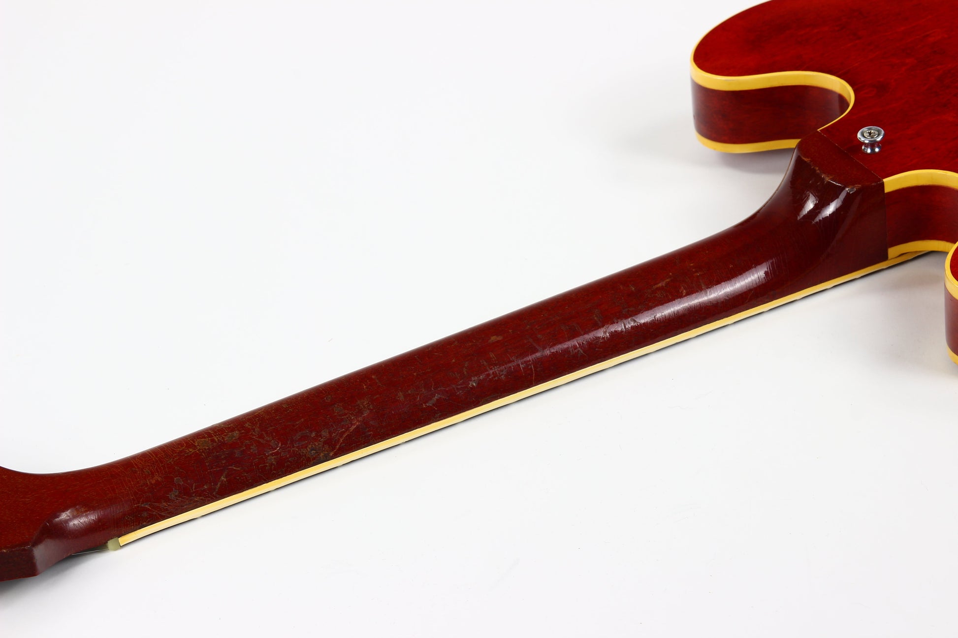 1965 Gibson ES-330 TDC Cherry Red WIDE NUT, NICKEL PARTS w Original Hard Case, Vintage 330