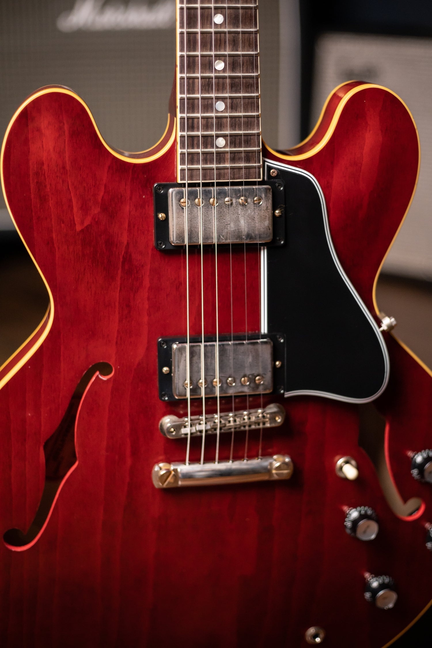Gibson Custom Shop Murphy Lab 1961 ES-335 Reissue Ultra Light Aged - Sixties Cherry