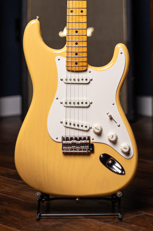 2018 Fender Custom Shop Wildwood 10 Dealer Select 1955 Stratocaster Electric Guitar - NoCaster Blonde
