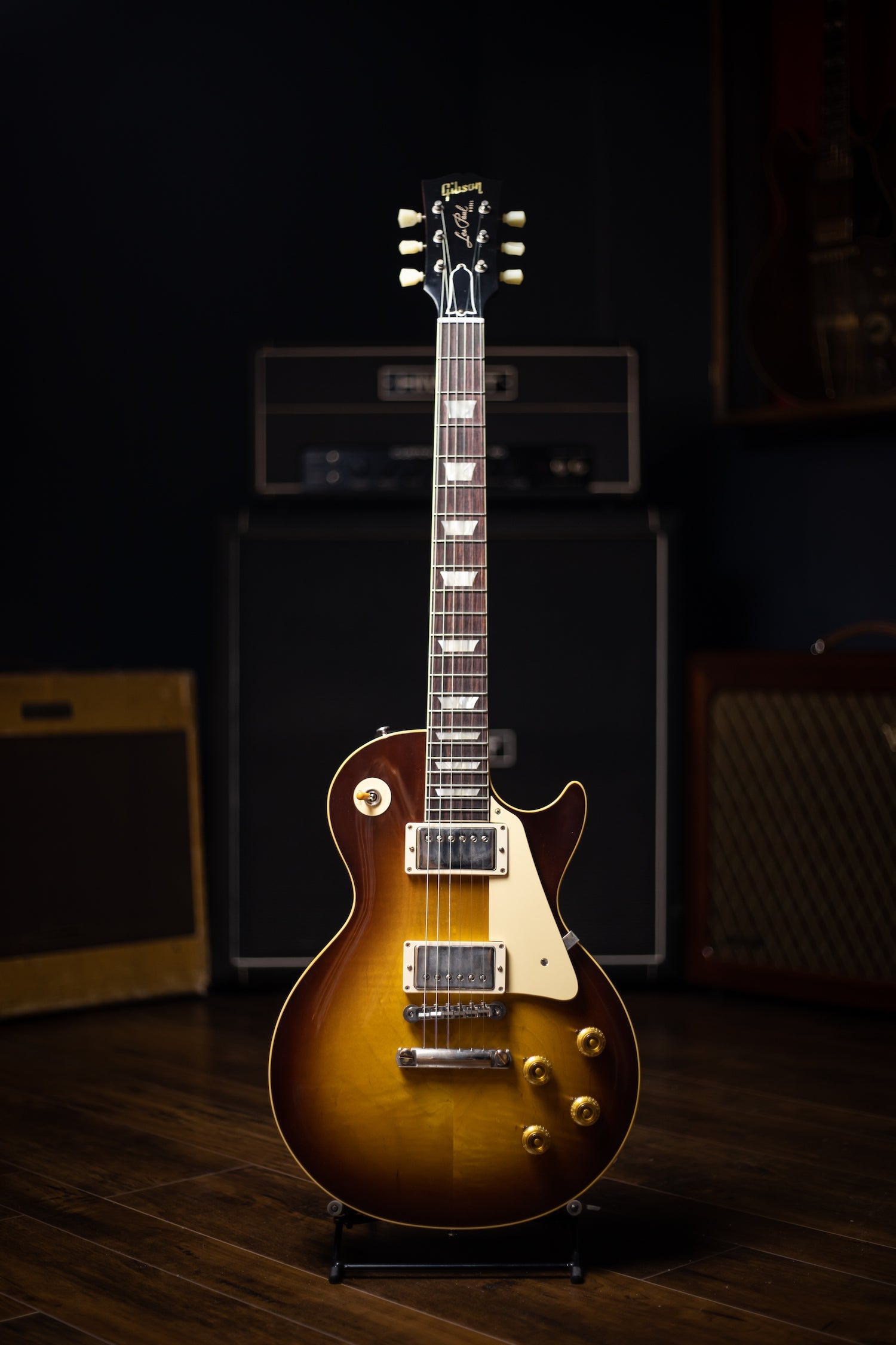 Gibson Custom Shop 1958 Les Paul Standard Reissue VOS Electric Guitar - Iced Tea Burst