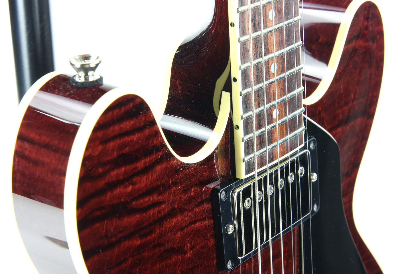 2023 Collings i35 LC Premium OXBLOOD Electric Guitar | Throbak Humbuckers, Semi-Hollow Body,  Finish
