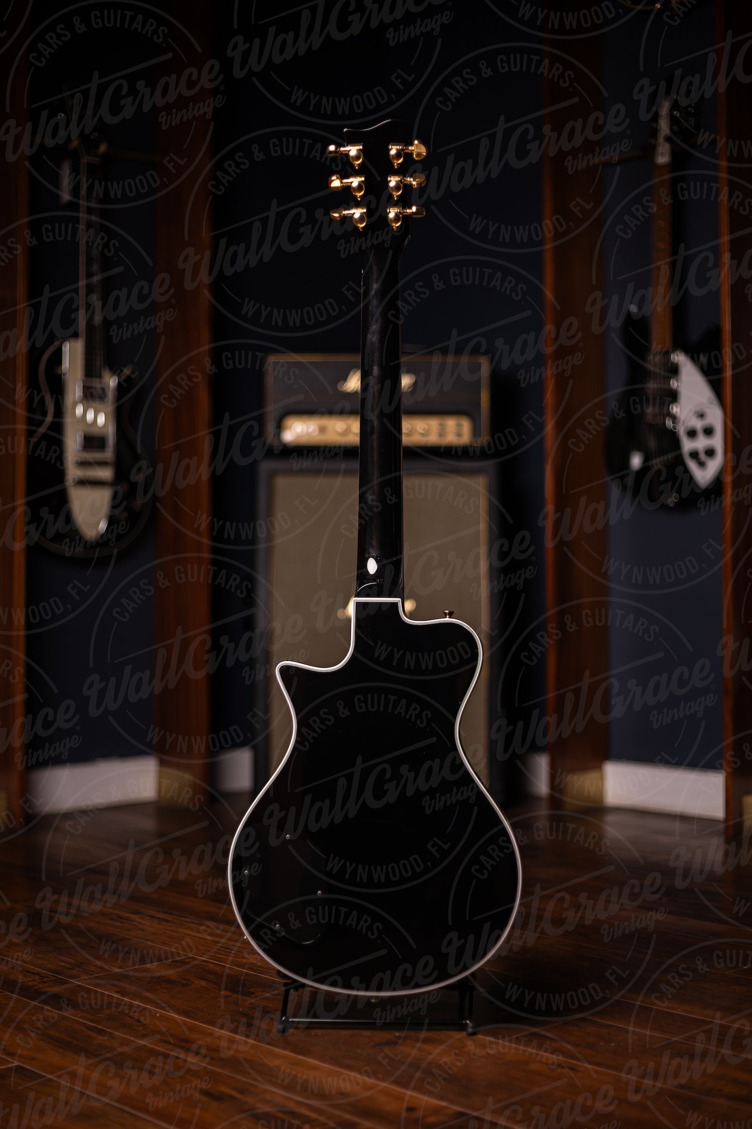 Pre-Order | Carneglia Custom Shop Stallion Custom P-90 Electric Guitar - Ebony