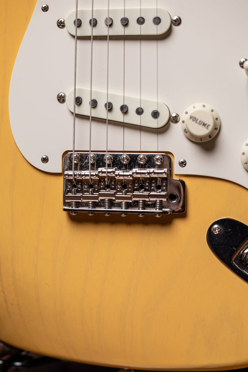 2018 Fender Custom Shop Wildwood 10 Dealer Select 1955 Stratocaster Electric Guitar - NoCaster Blonde