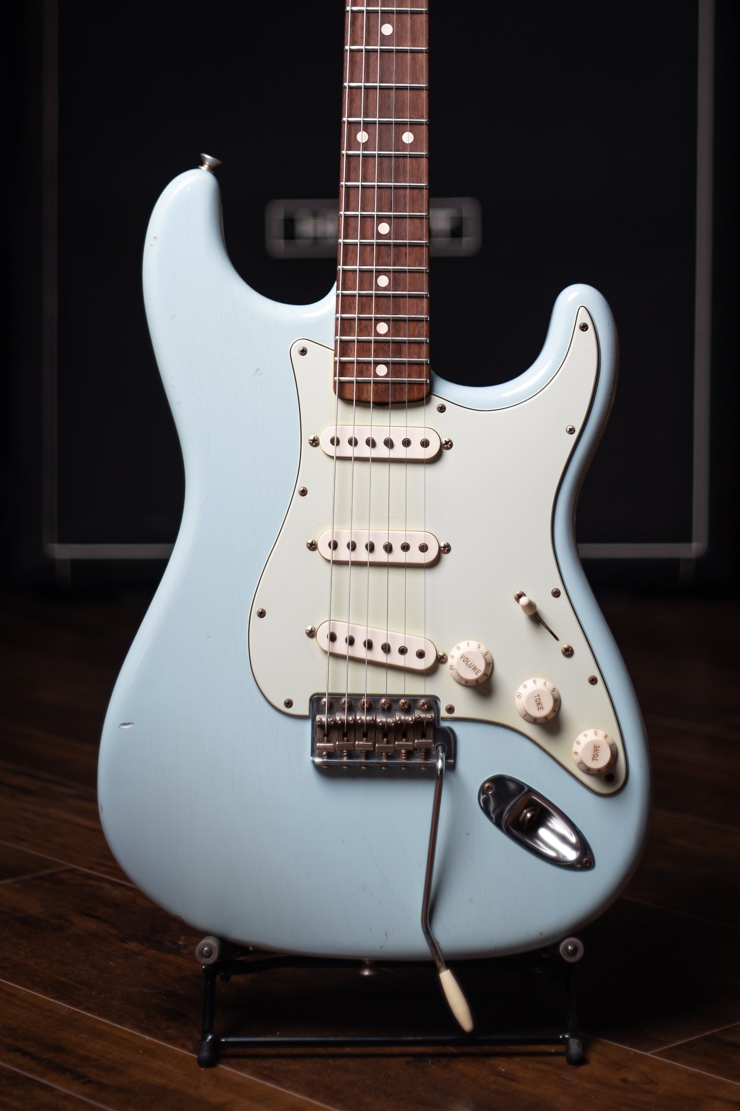 2012 Fender Custom Shop 1960 Stratocaster Relic Electric Guitar - Sonic Blue