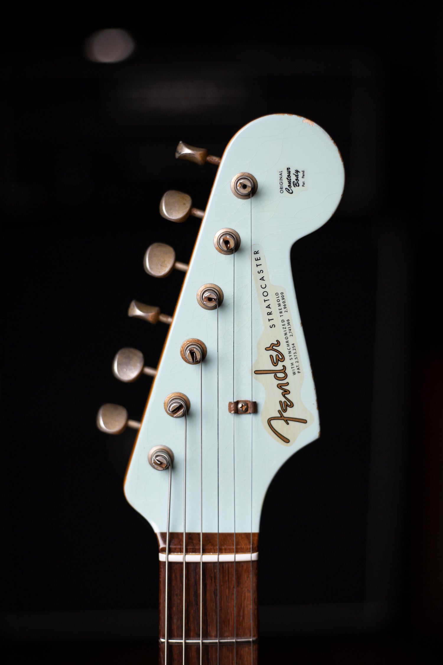 2012 Fender Custom Shop 1960 Stratocaster Relic Electric Guitar - Sonic Blue