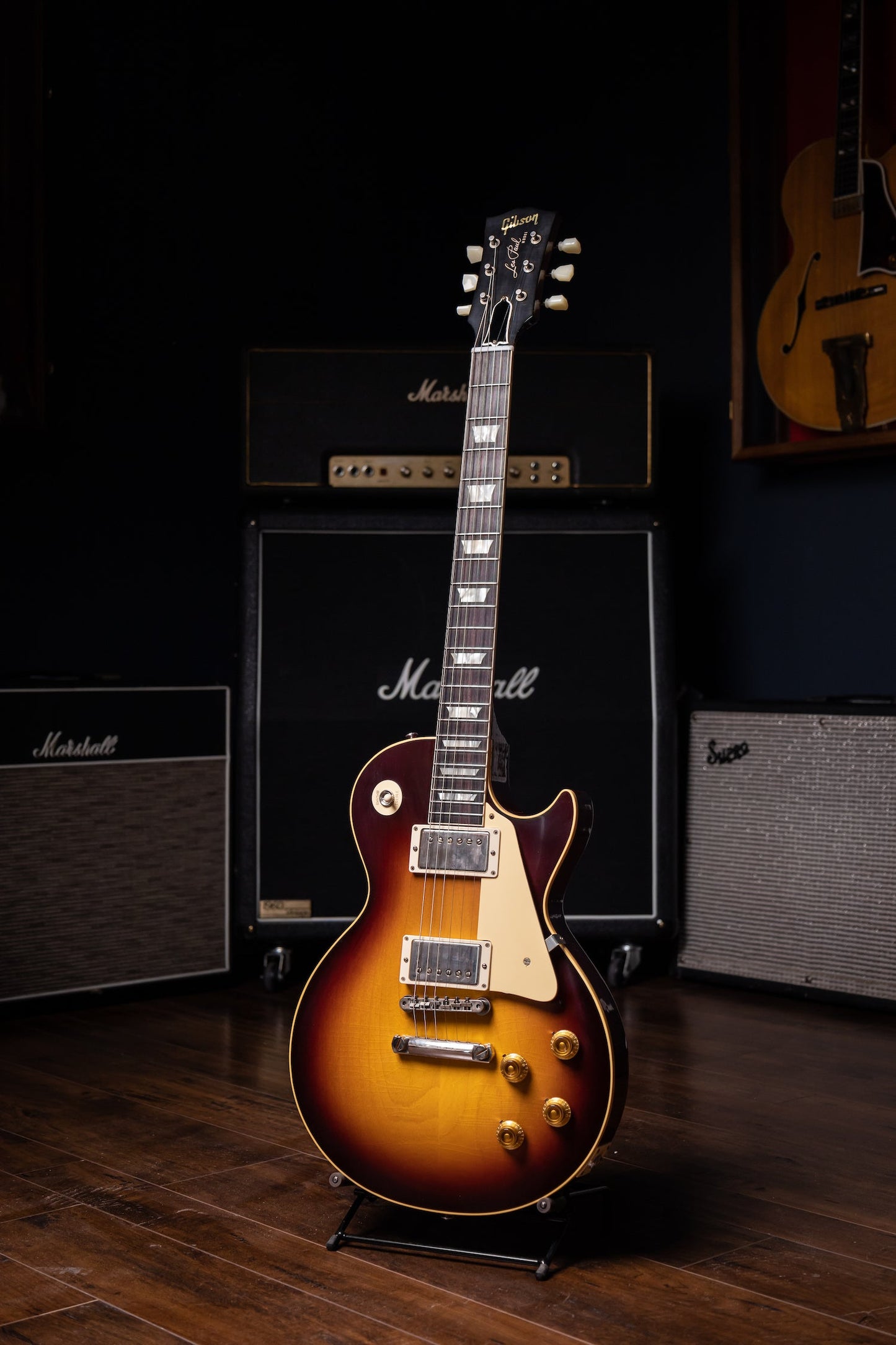 Gibson Custom Shop Murphy Lab 1958 Les Paul Standard Reissue Ultra Light Aged Electric Guitar - Bourbon Burst
