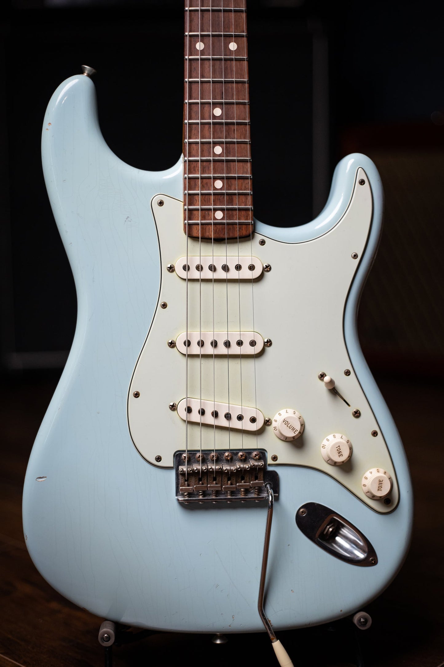 2012 Fender Custom Shop 1960 Stratocaster Relic Electric Guitar - Sonic Blue