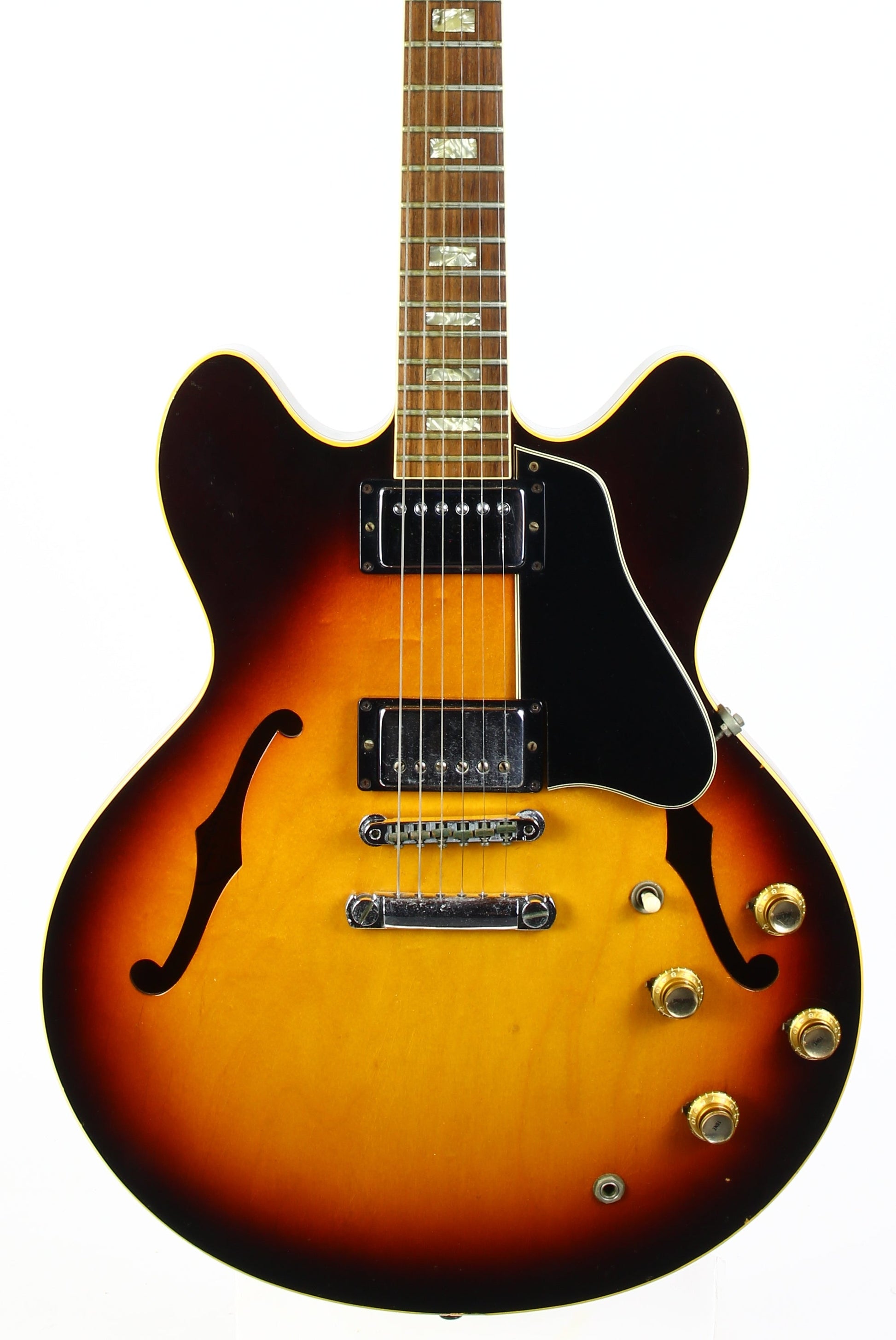 1967 Gibson ES-335 TD Sunburst Vintage Guitar Stoptail | Pat # Sticker Pickups Pre-T-Top!