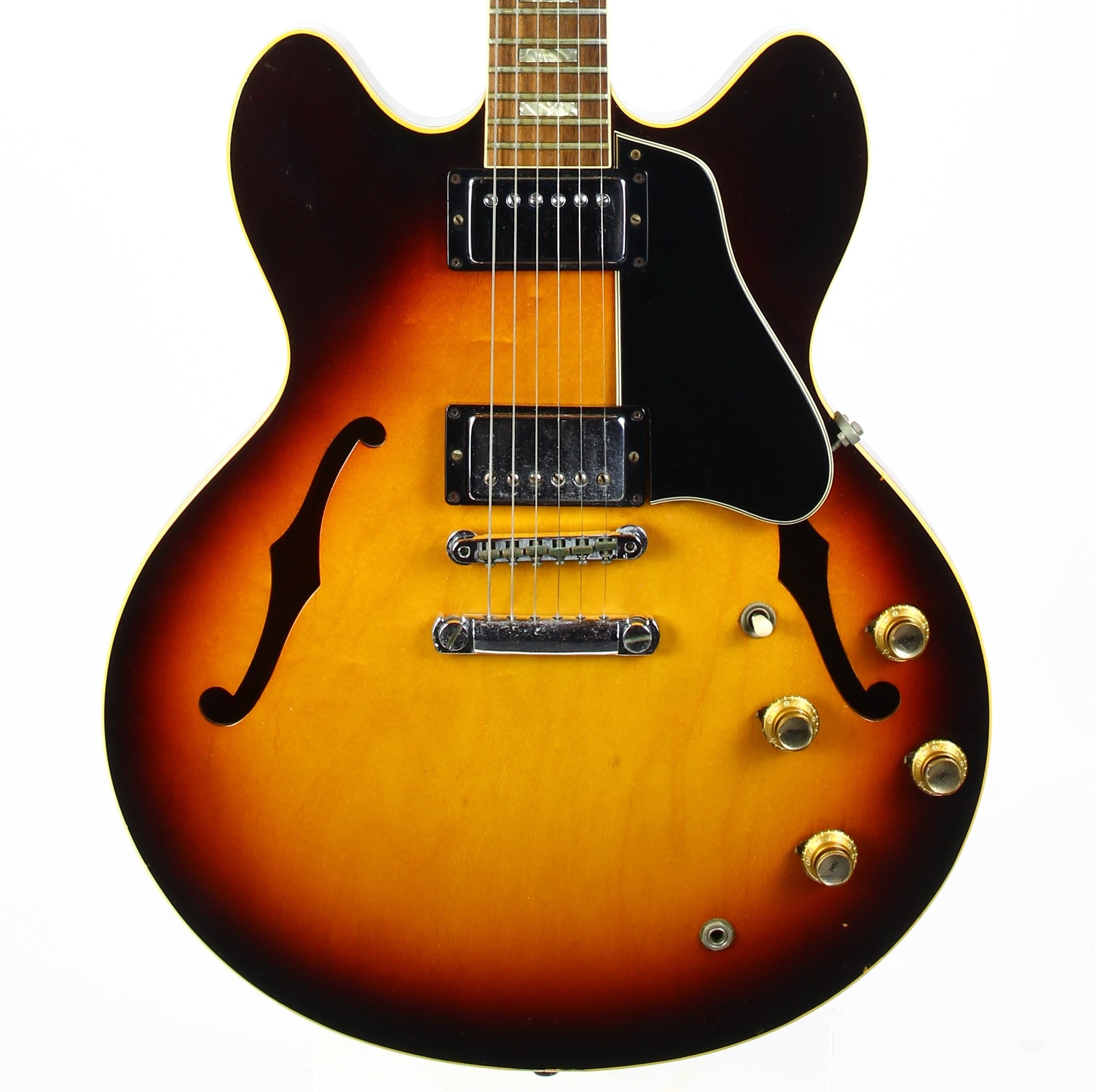 1967 Gibson ES-335 TD Sunburst Vintage Guitar Stoptail | Pat # Sticker Pickups Pre-T-Top!