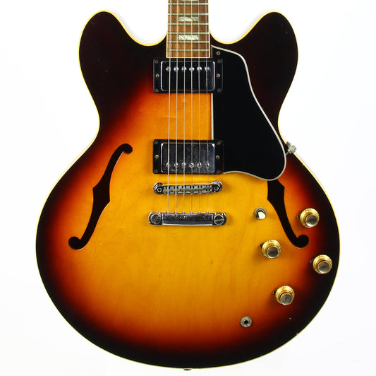 1967 Gibson ES-335 TD Sunburst Vintage Guitar Stoptail | Pat # Sticker Pickups Pre-T-Top!