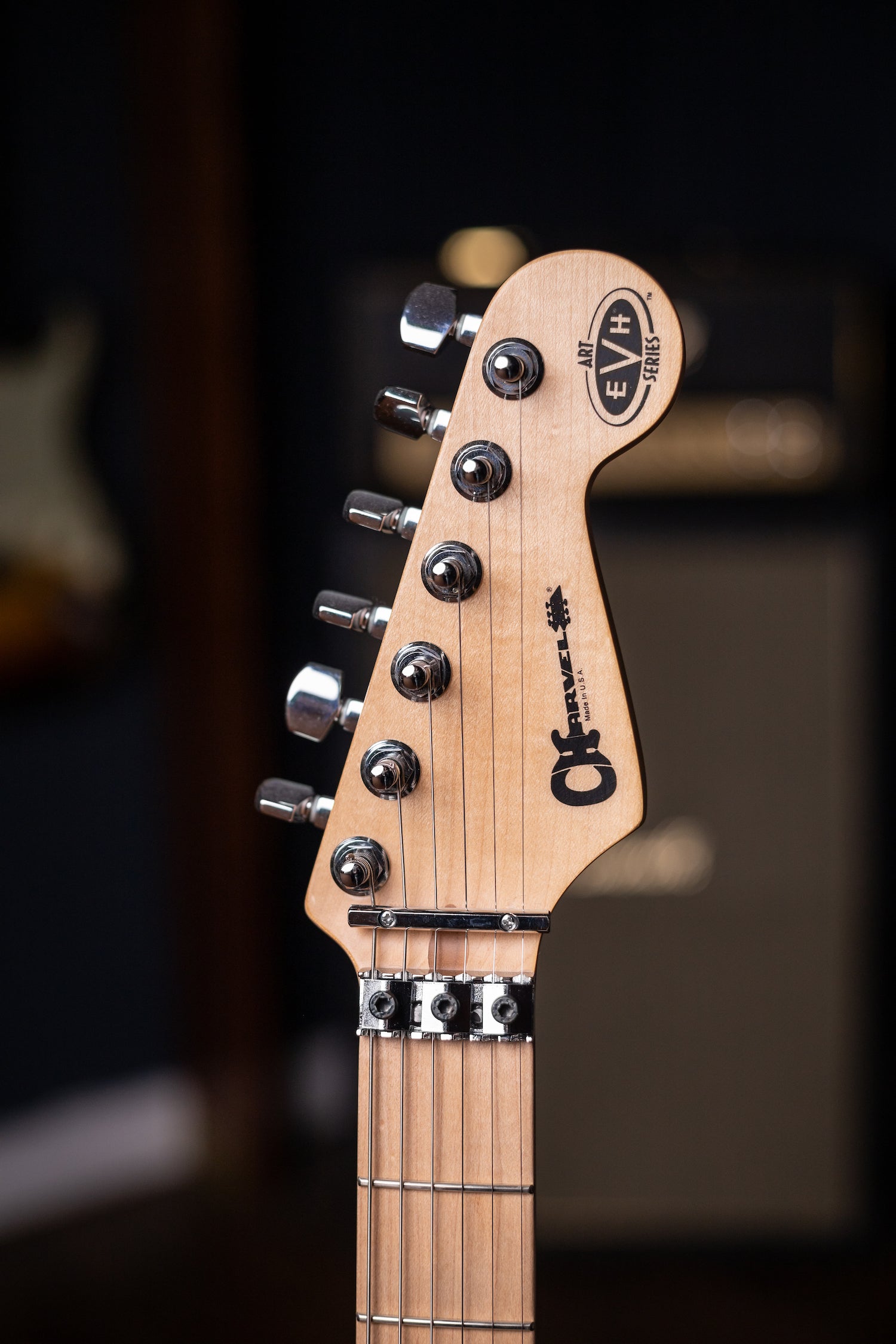2007 Charvel EVH Striped Detroit - Yellow, Black
