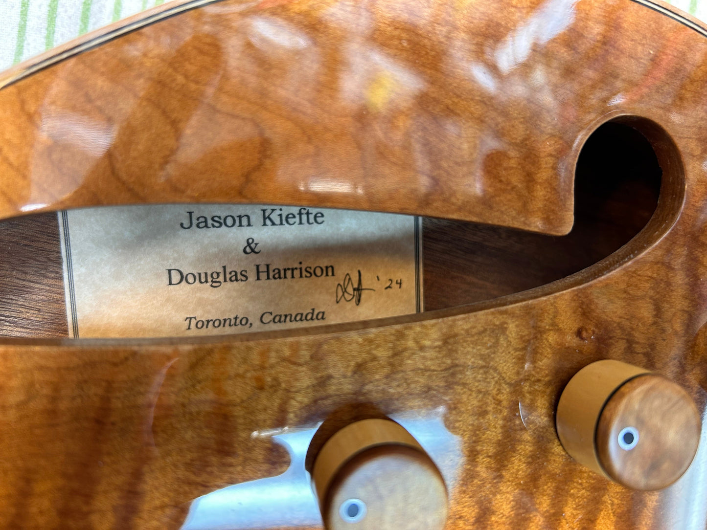 Harrison K&H Bass Guitar Natural, 2024  [NEW]