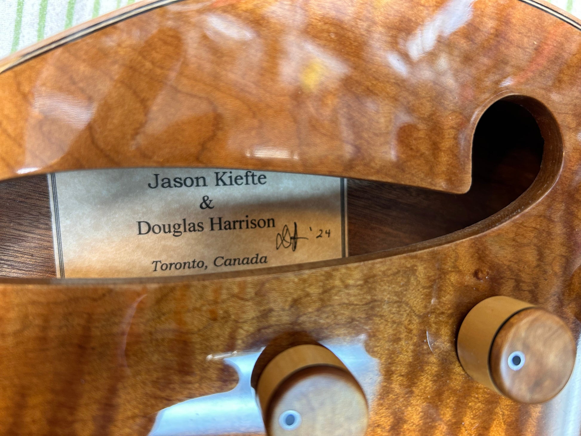 Harrison K&H Bass Guitar Natural, 2024  [NEW]