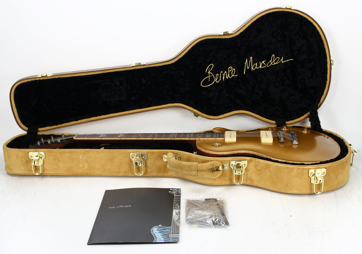 2023 Nik Huber 59 Orca Bernie Marsden SIGNED | P90 Gold Top Signature Model, LTD Limited Edition!