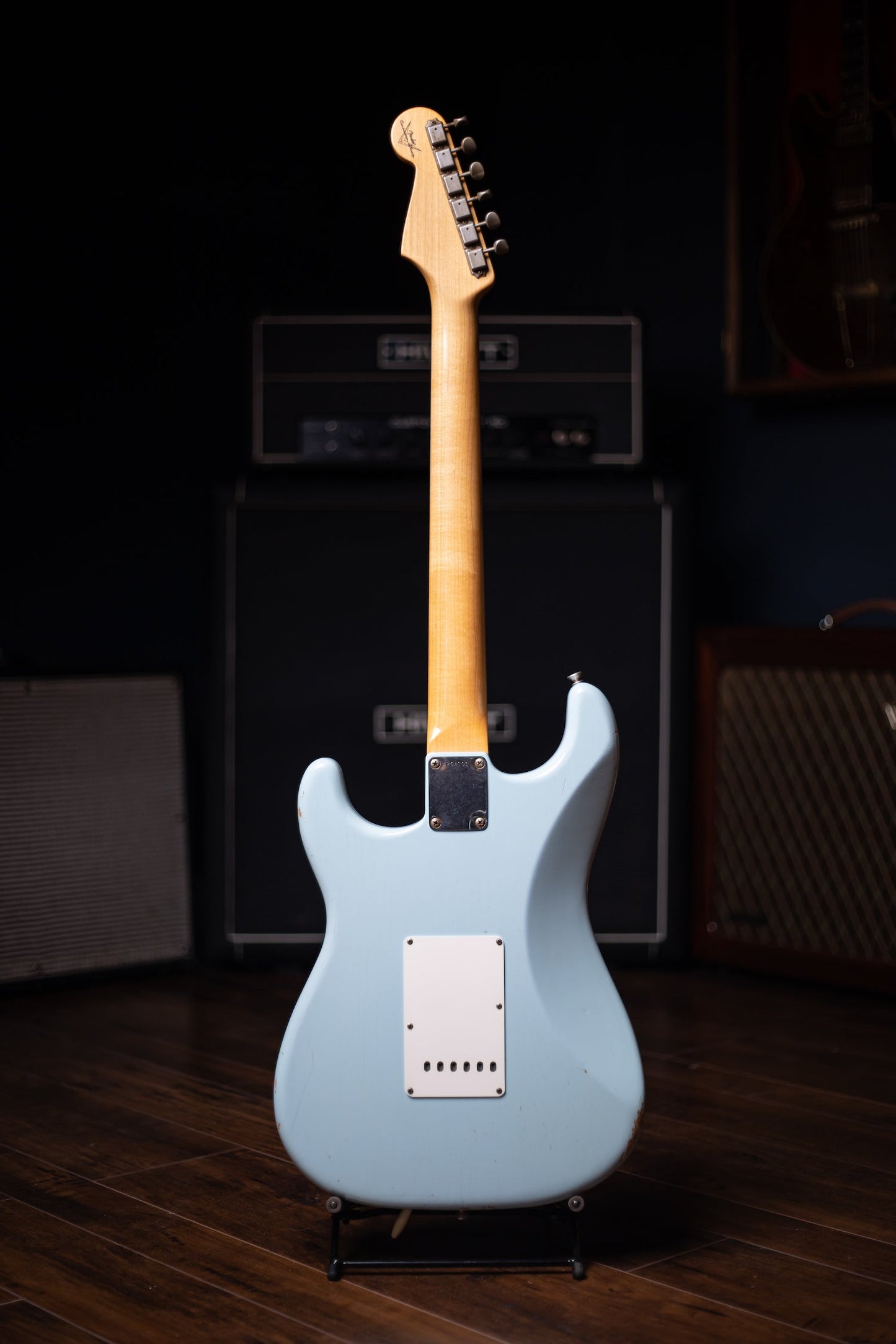 2012 Fender Custom Shop 1960 Stratocaster Relic Electric Guitar - Sonic Blue