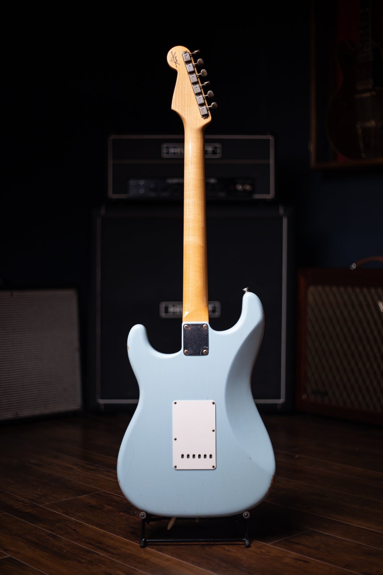 2012 Fender Custom Shop 1960 Stratocaster Relic Electric Guitar - Sonic Blue