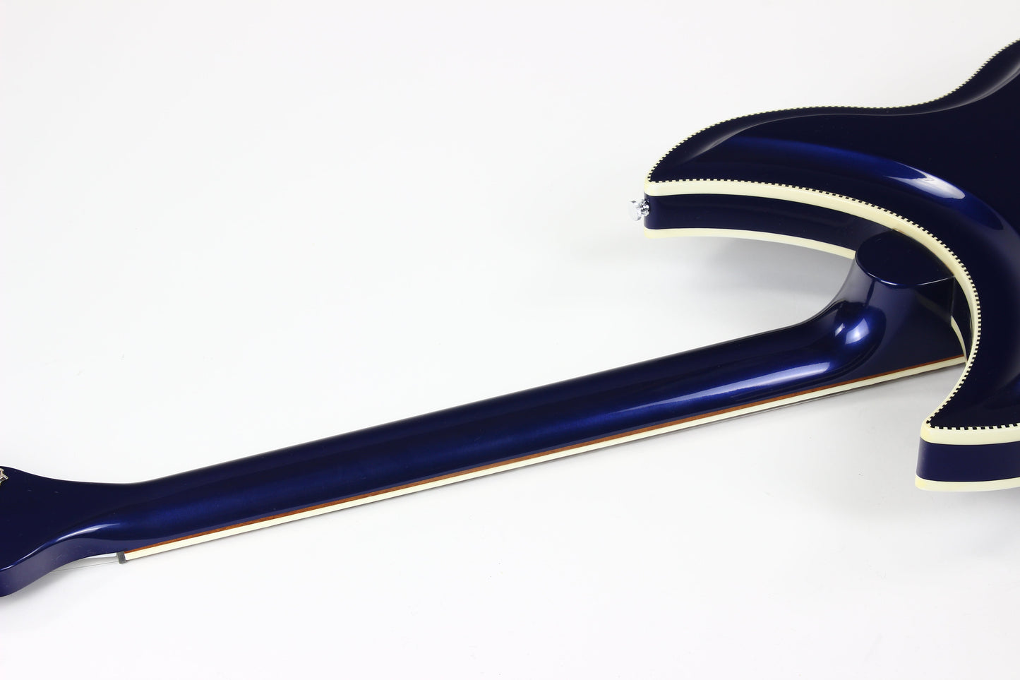 2016 Rickenbacker 381 V69 Midnight Blue MID Checkerboard Binding