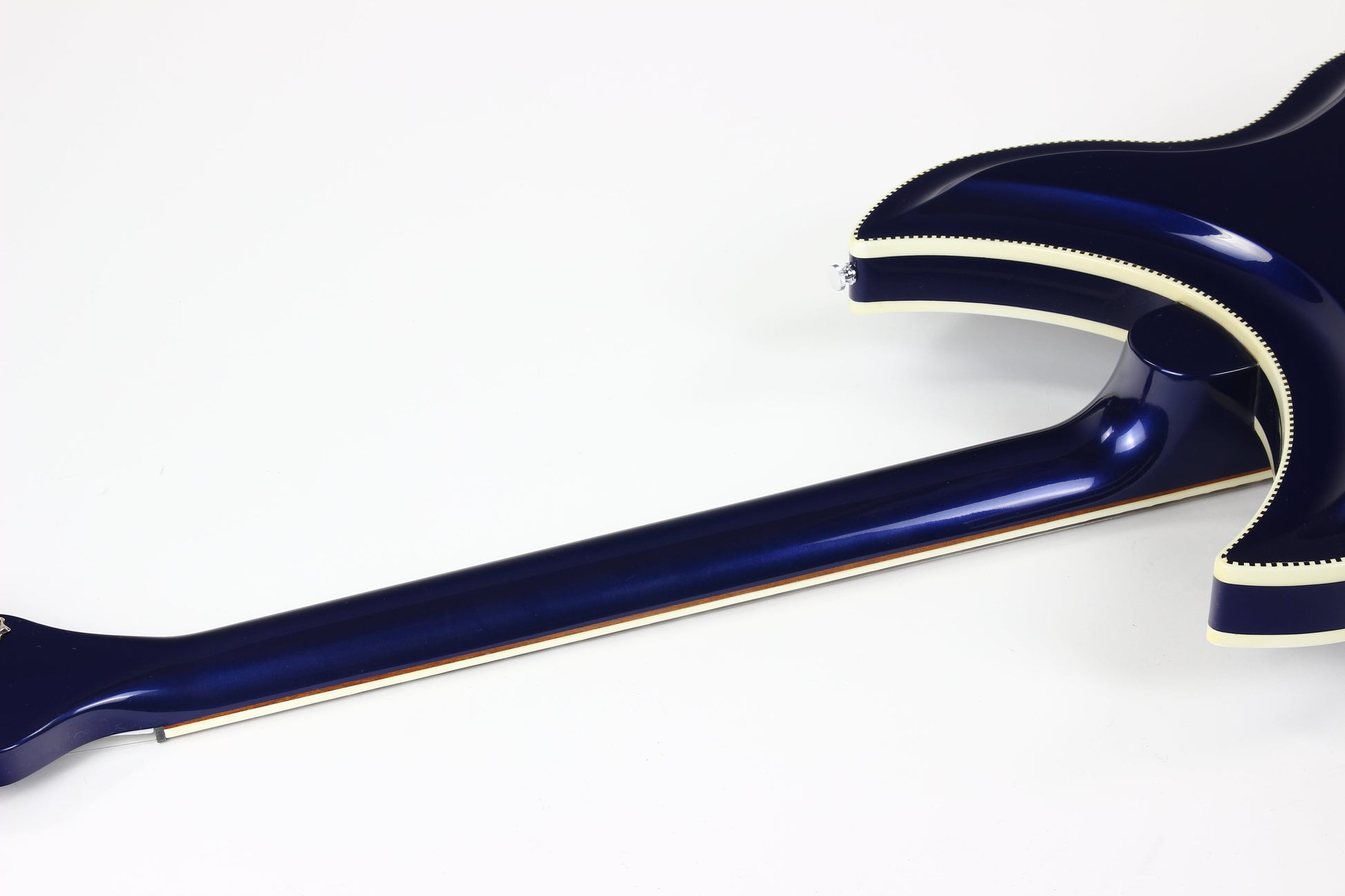 2016 Rickenbacker 381 V69 Midnight Blue MID Checkerboard Binding