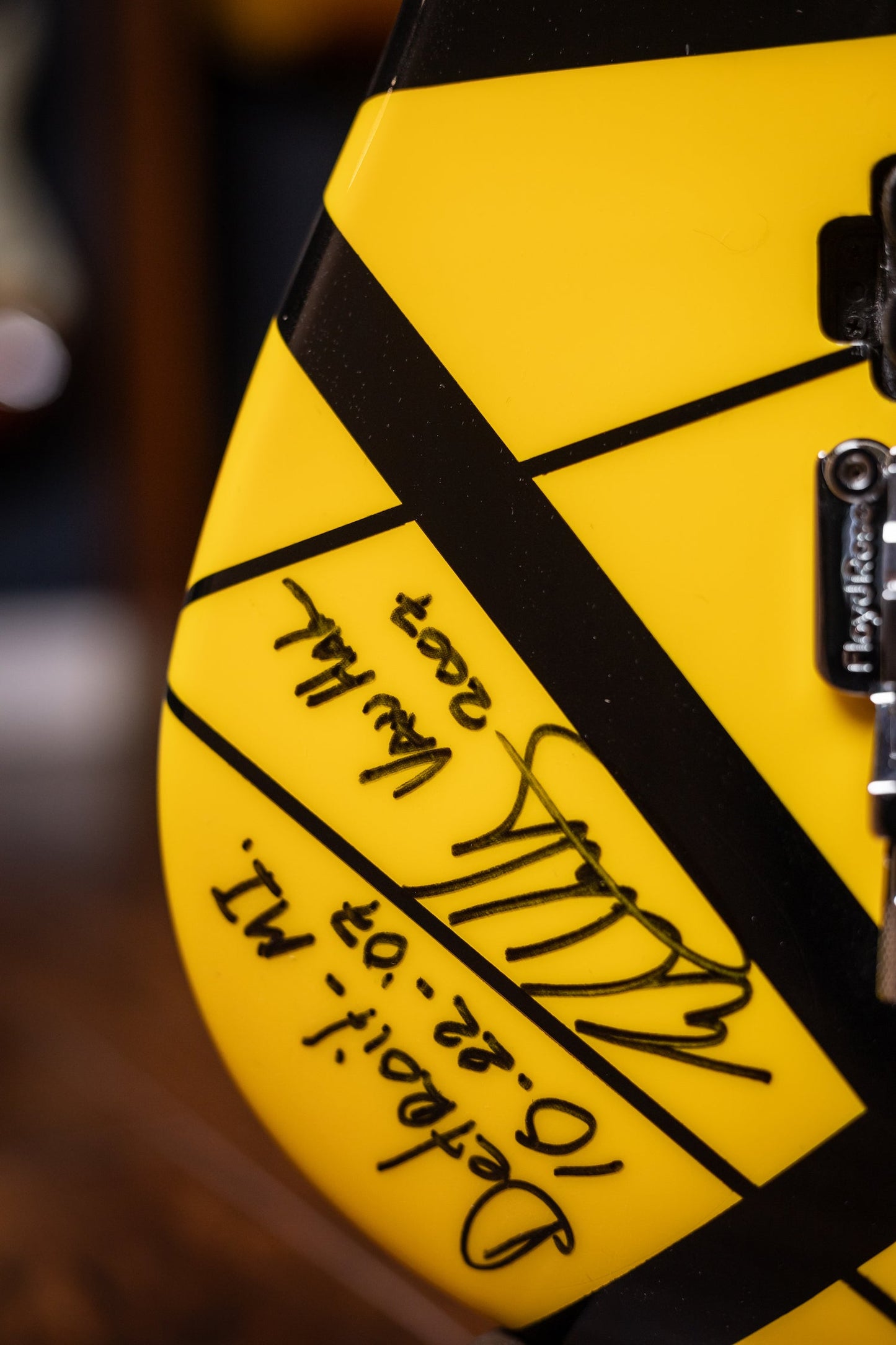 2007 Charvel EVH Striped Detroit - Yellow, Black