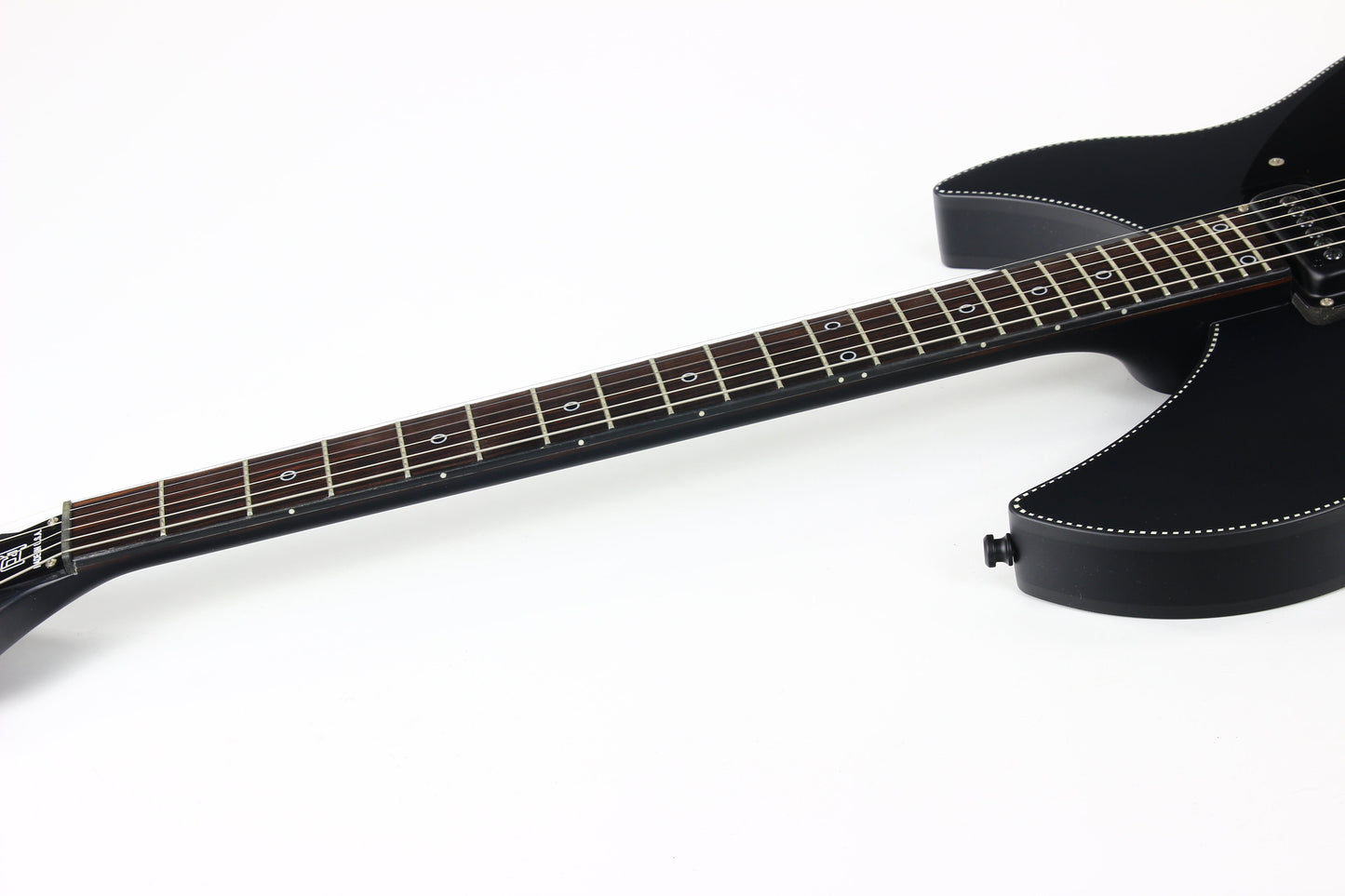 2016 Rickenbacker 360 Noir Limited Edition Matte Black Checkerboard Binding