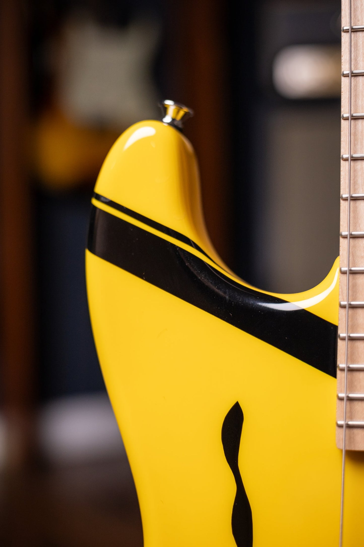 2007 Charvel EVH Striped Detroit - Yellow, Black