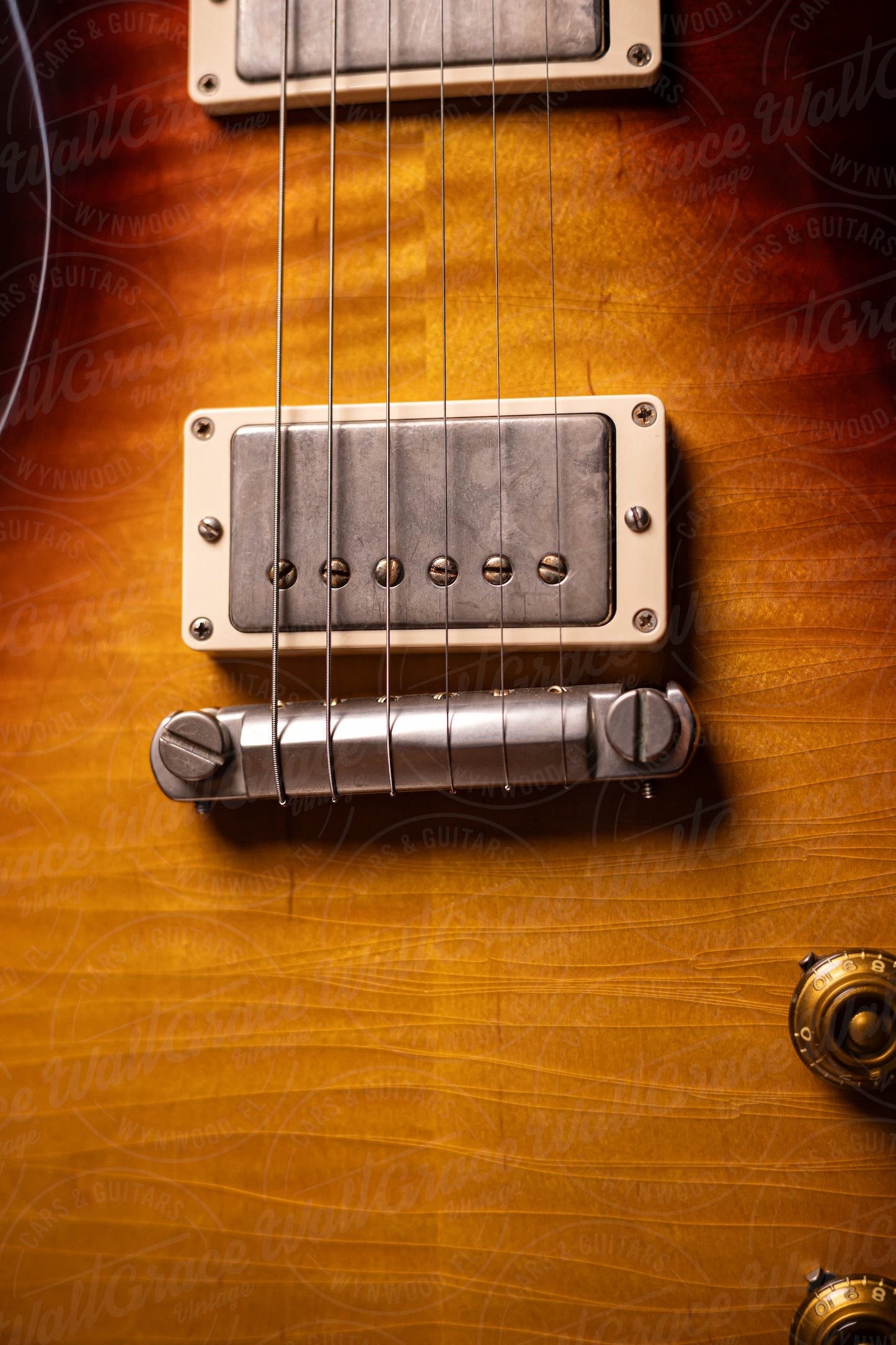 PRE ORDER | Carneglia Master Series Stallion Standard Wraparound Electric Guitar with Brazilian Rosewood - Aged Tobacco Burst